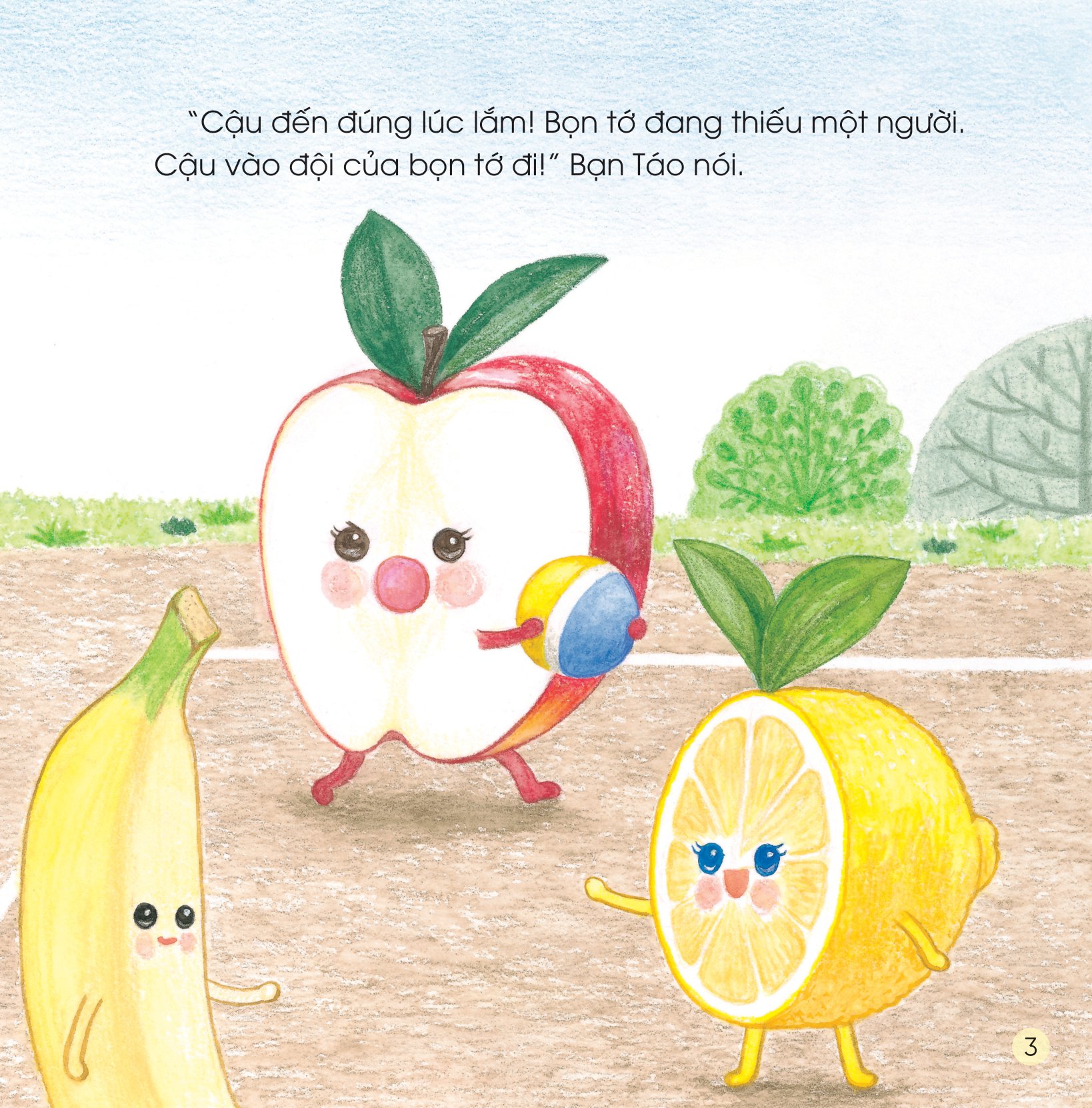 sách ehon - sức mạnh của những người bạn trái cây - giải cứu dâu tây khỏi quái vật nấm mốc - Ảnh 4