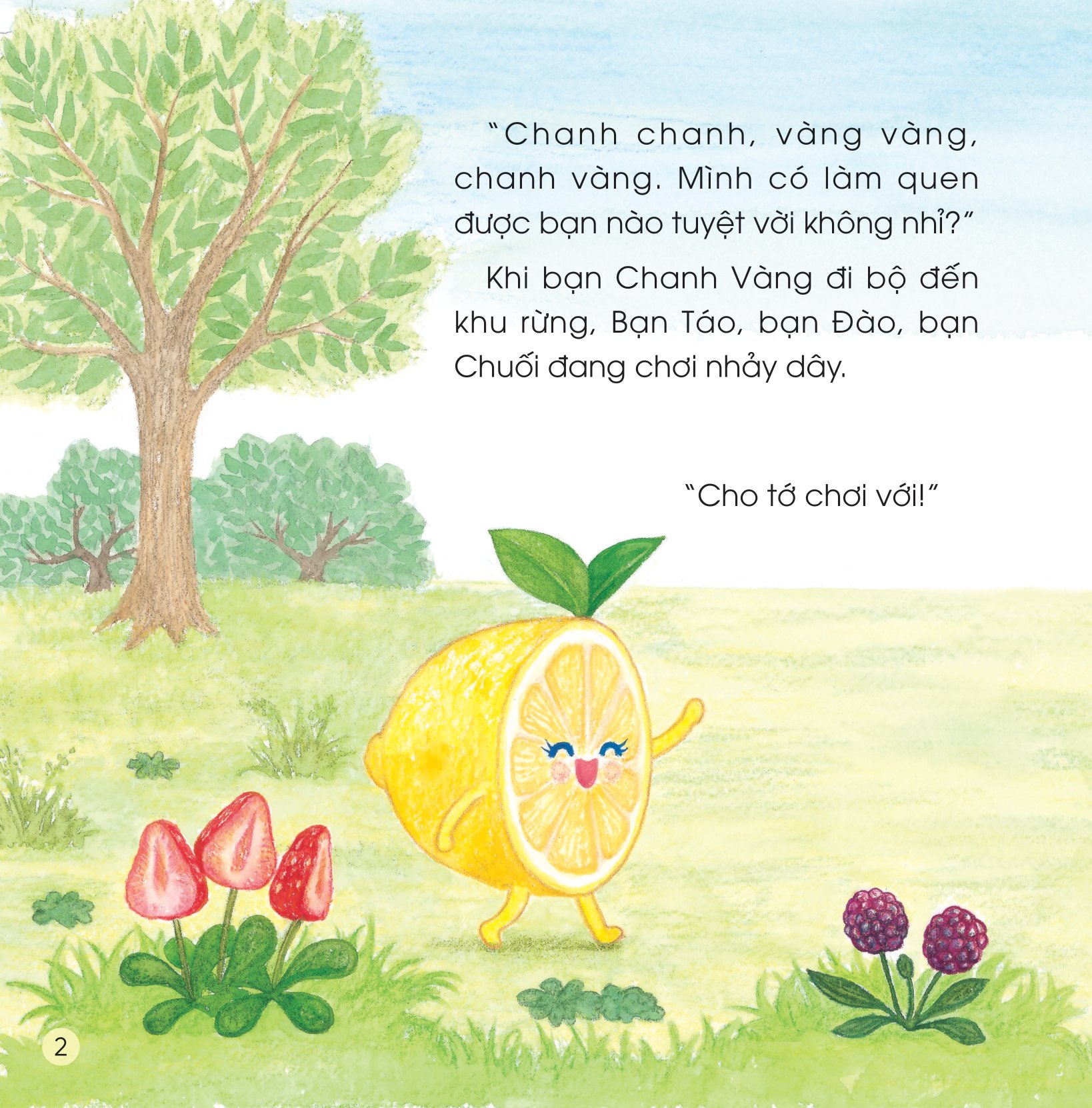 sách ehon - sức mạnh của những người bạn trái cây - hiệp sĩ chanh đánh bay mùi hôi - Ảnh 3