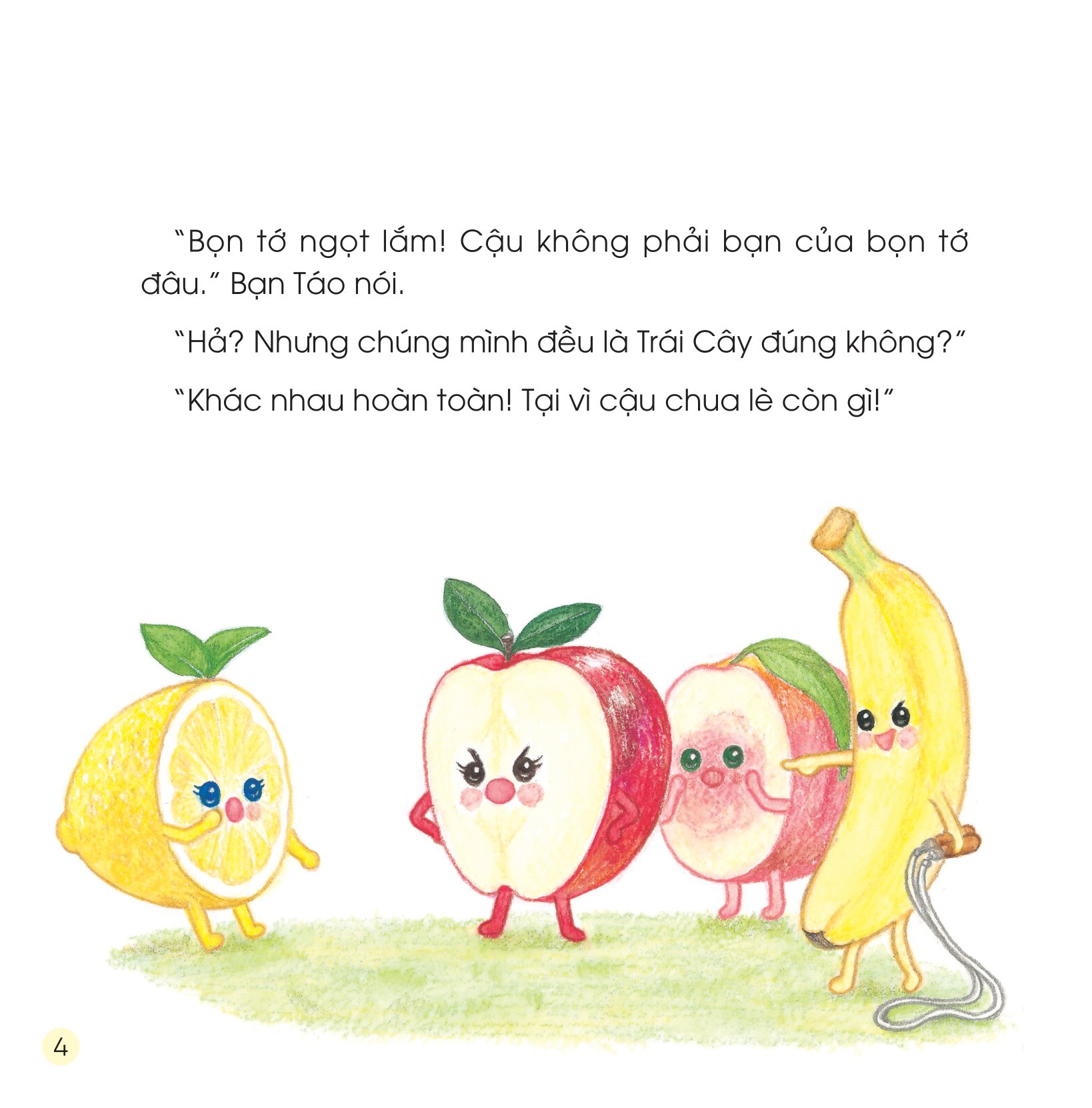 sách ehon - sức mạnh của những người bạn trái cây - hiệp sĩ chanh đánh bay mùi hôi - Ảnh 5