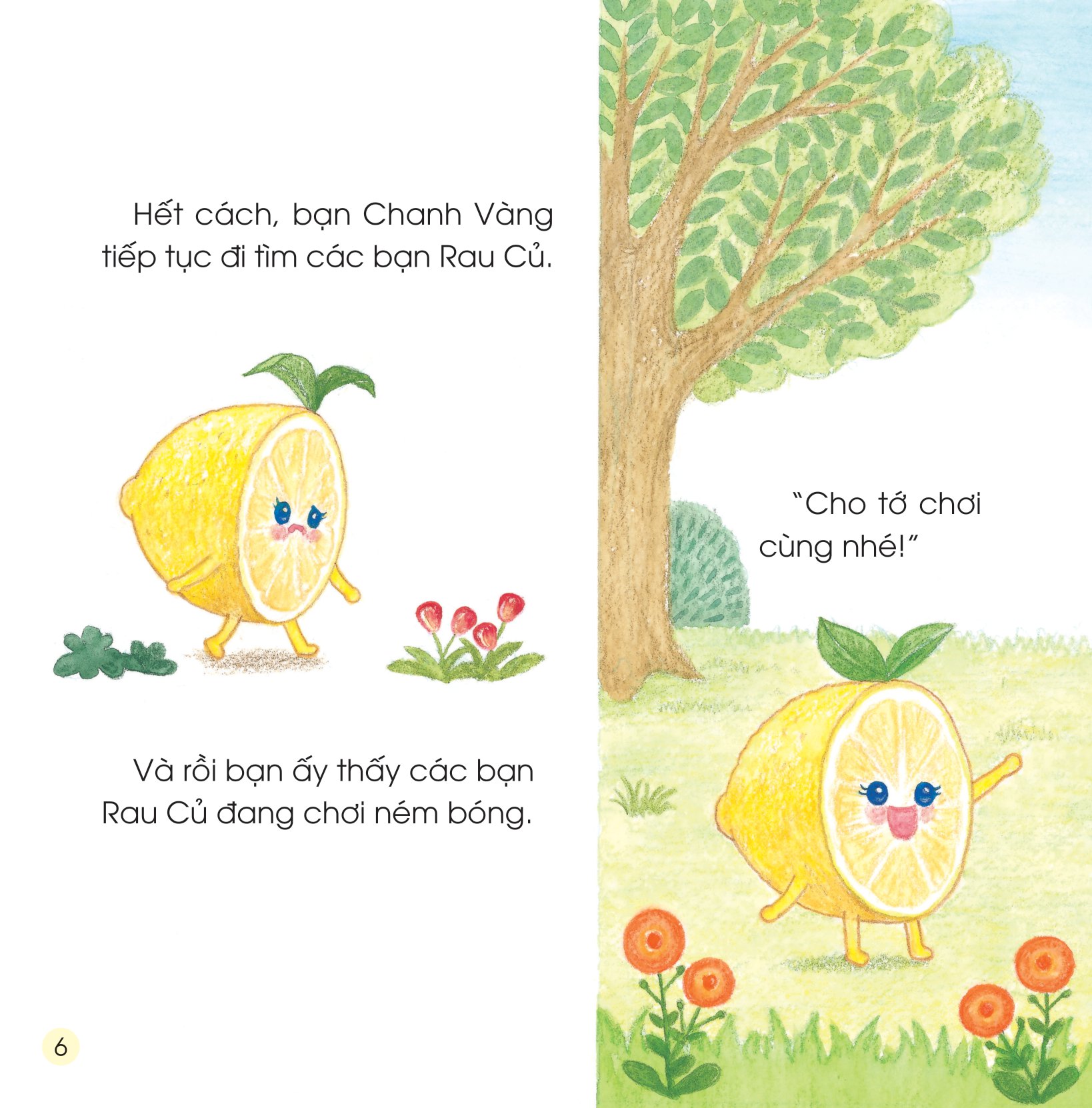 sách ehon - sức mạnh của những người bạn trái cây - hiệp sĩ chanh đánh bay mùi hôi - Ảnh 7