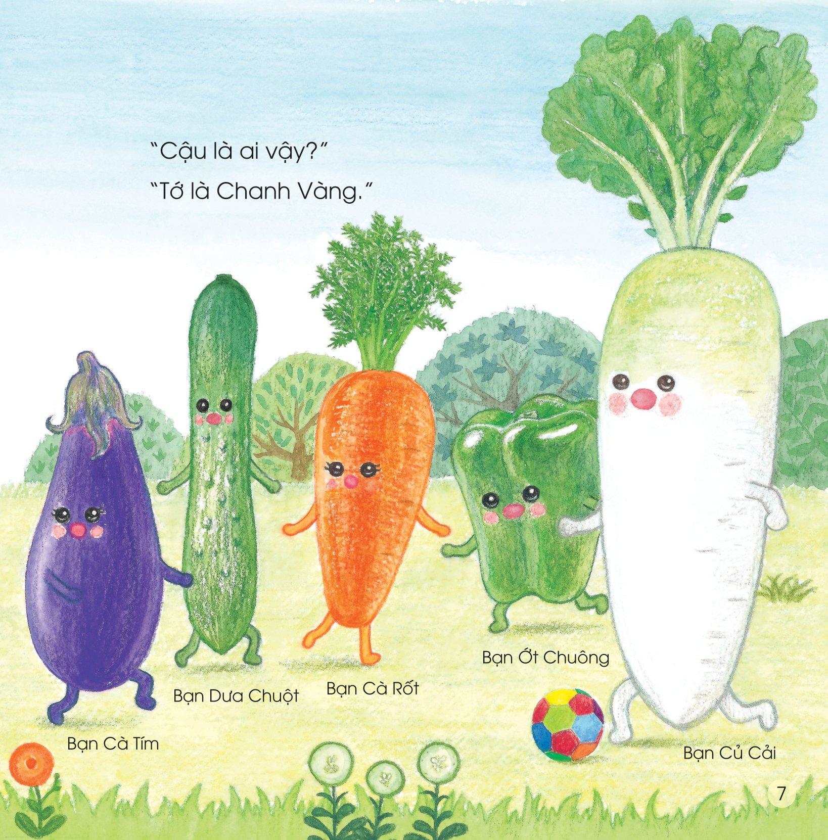 sách ehon - sức mạnh của những người bạn trái cây - hiệp sĩ chanh đánh bay mùi hôi - Ảnh 8