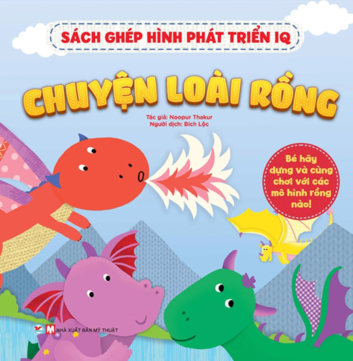 sách ghép hình phát triển iq - chuyện loài rồng - Ảnh 2