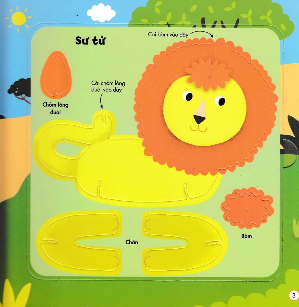 sách ghép hình phát triển iq - chuyện trong vườn thú - Ảnh 5