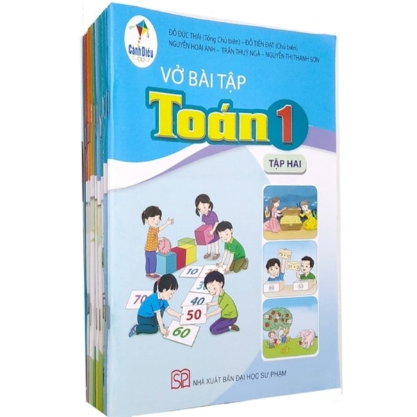 Bộ Sách Giáo Khoa Bộ Lớp 1 - Cánh Diều - Sách Bài Tập (Bộ 11 Cuốn) (Chuẩn)