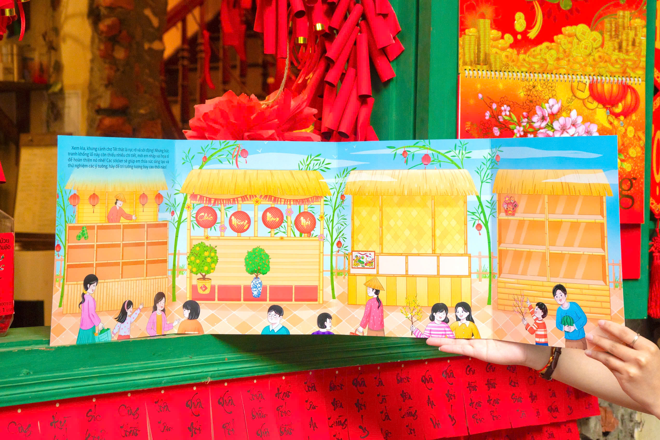 Sach Khong Lo Ve Tet - Em Di Cho Tet - Bia Cung - Ảnh 10