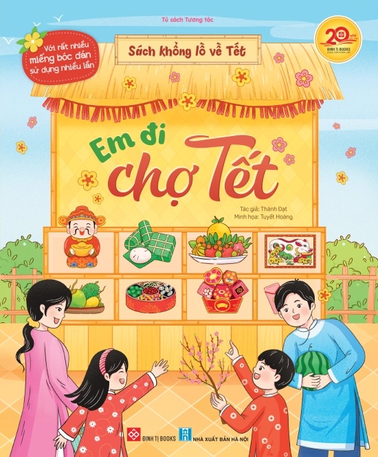 Sach Khong Lo Ve Tet - Em Di Cho Tet - Bia Cung - Ảnh 12