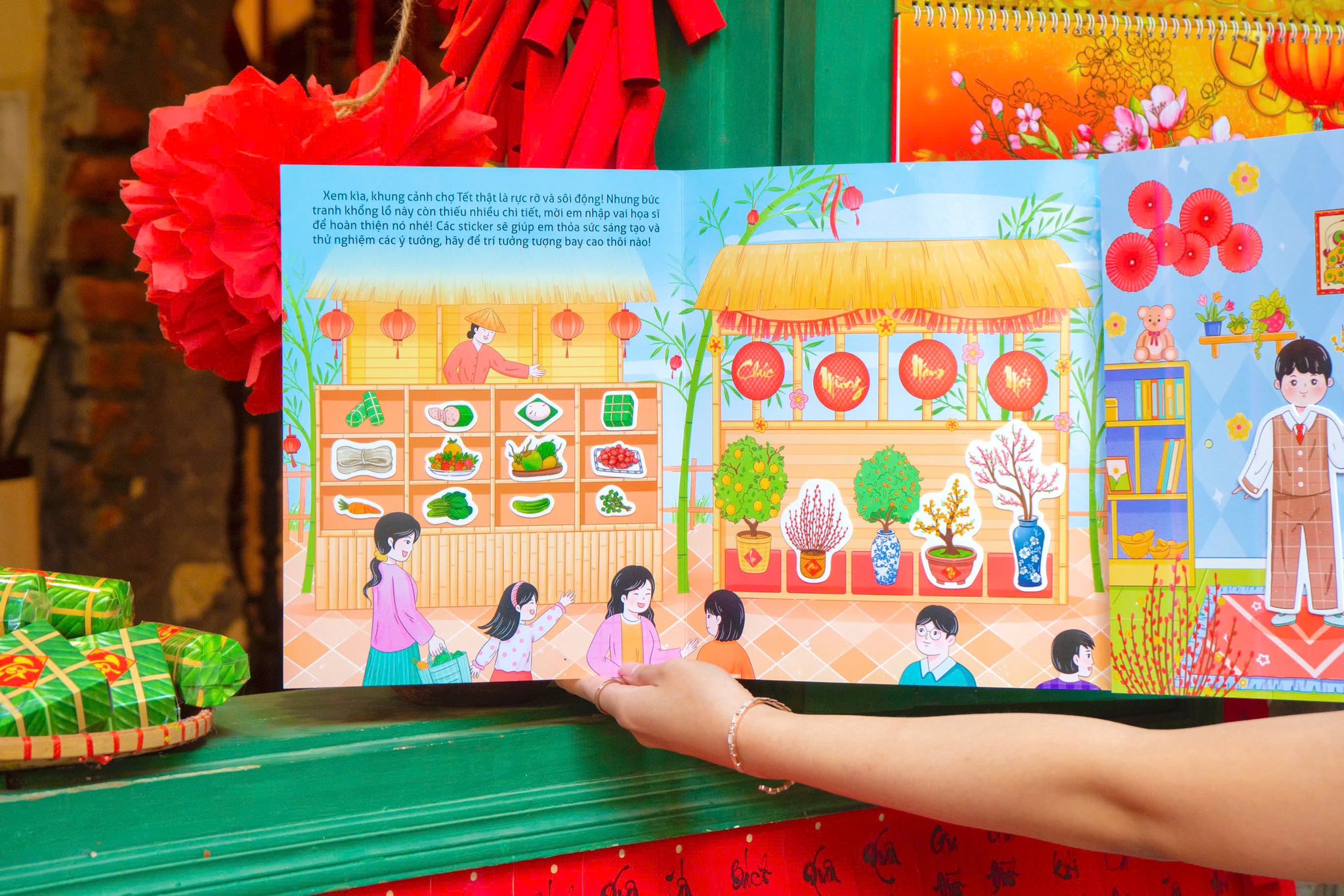 Sach Khong Lo Ve Tet - Em Di Cho Tet - Bia Cung - Ảnh 15