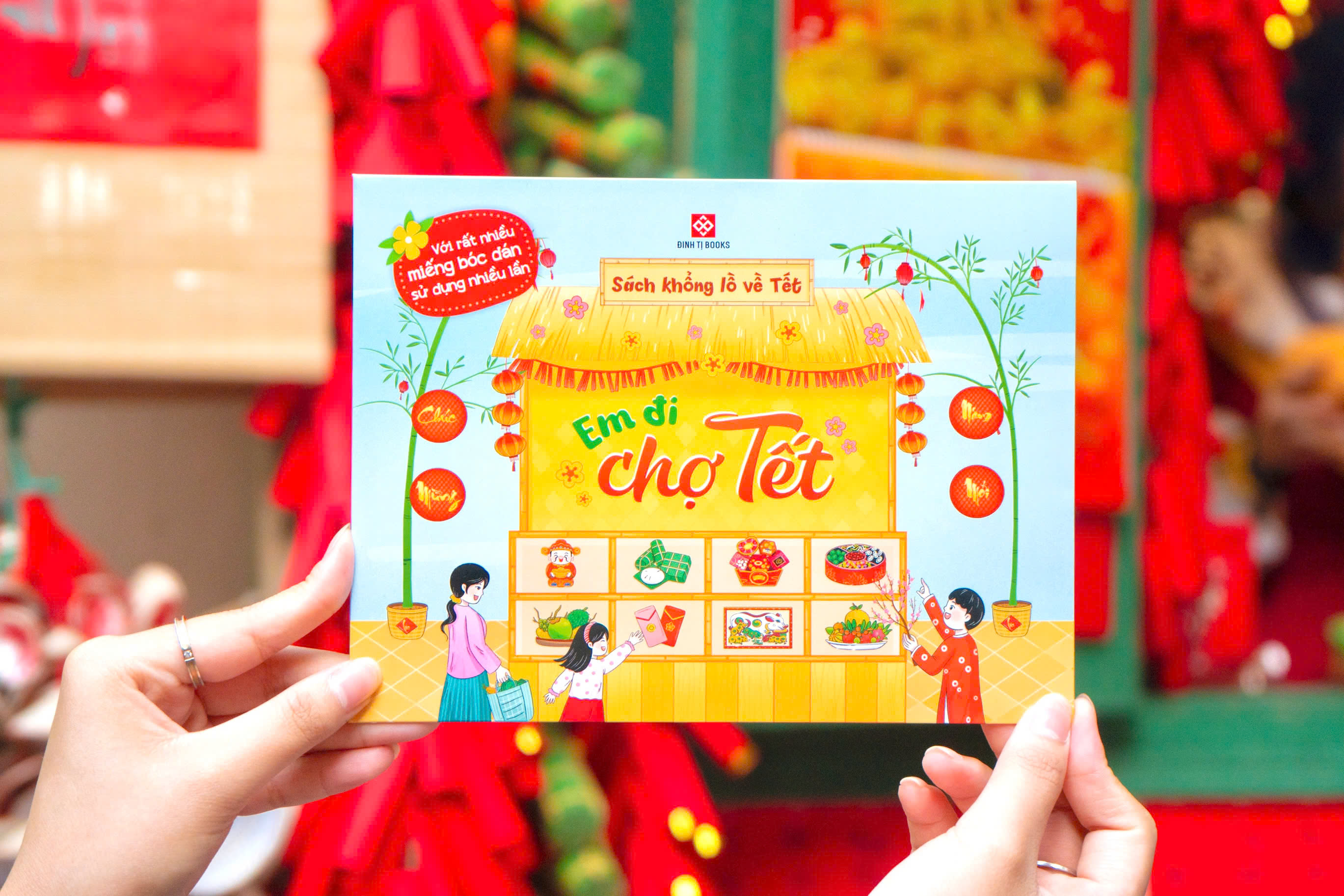 Sach Khong Lo Ve Tet - Em Di Cho Tet - Bia Cung - Ảnh 5