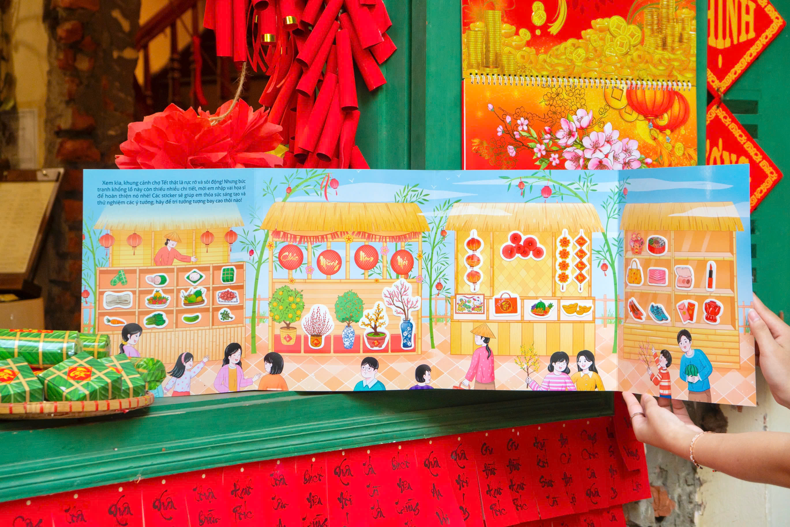 Sach Khong Lo Ve Tet - Em Di Cho Tet - Bia Cung - Ảnh 9