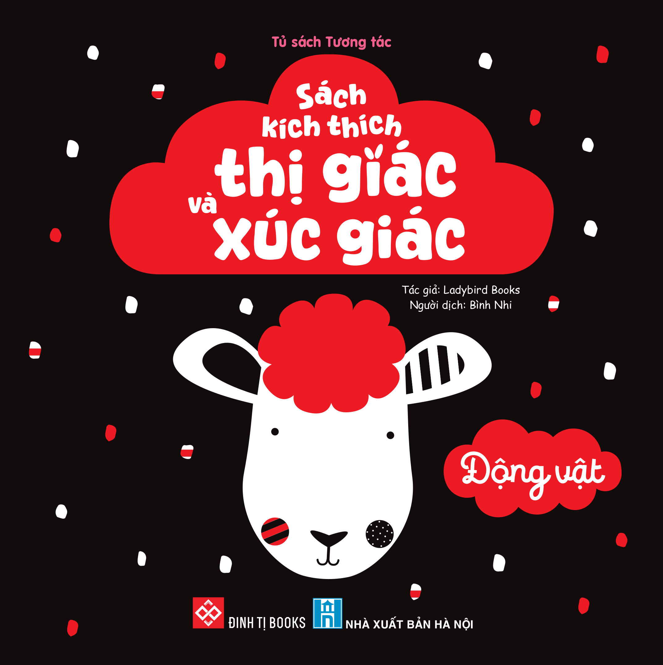 sách kích thích thị giác và xúc giác - động vật - bìa cứng - Ảnh 2