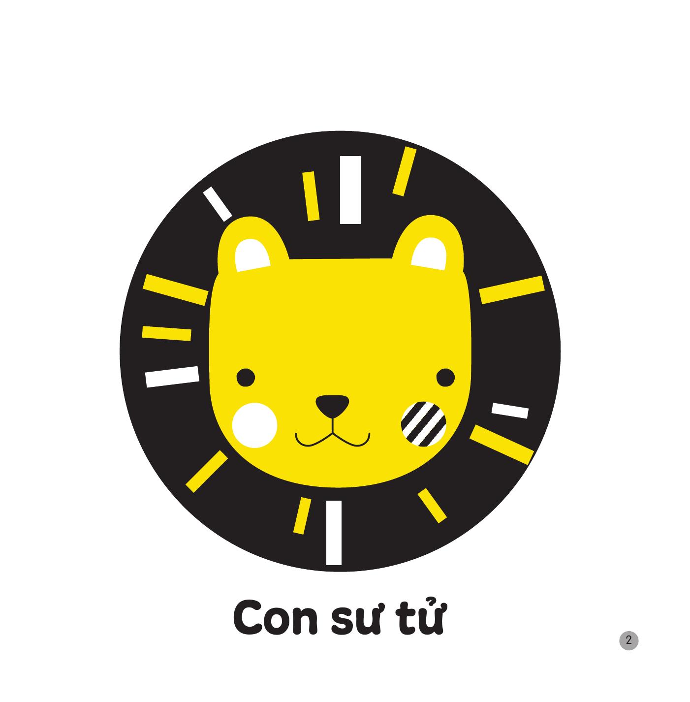 sách kích thích thị giác và xúc giác - gương mặt thân quen - bìa cứng - Ảnh 4