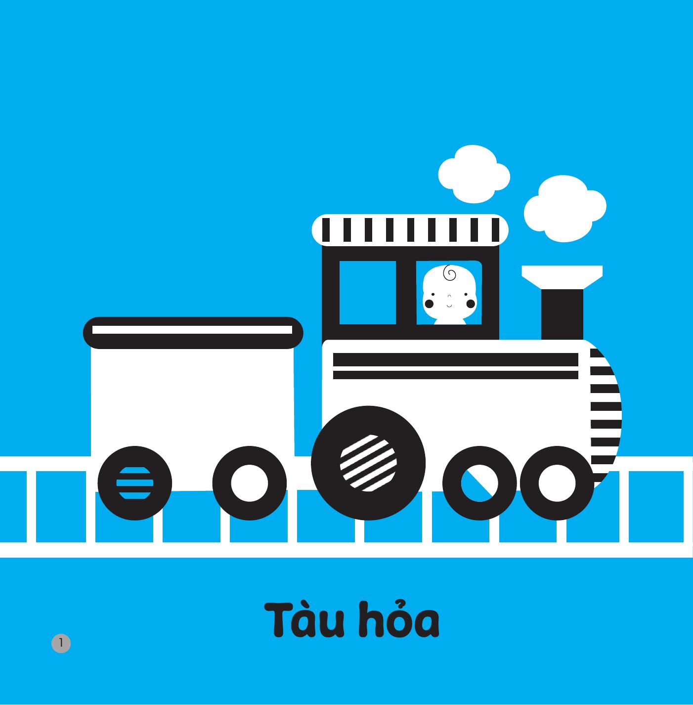 sách kích thích thị giác và xúc giác - phương tiện giao thông - bìa cứng - Ảnh 3