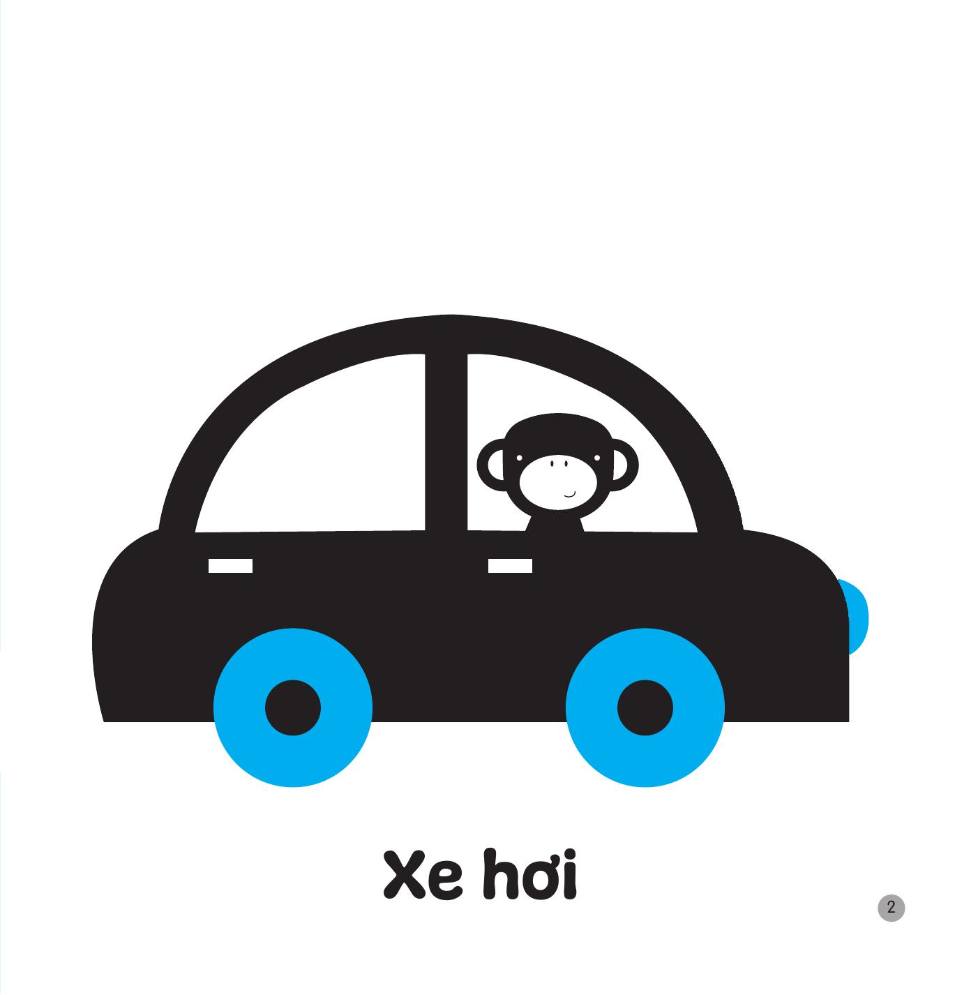 sách kích thích thị giác và xúc giác - phương tiện giao thông - bìa cứng - Ảnh 4