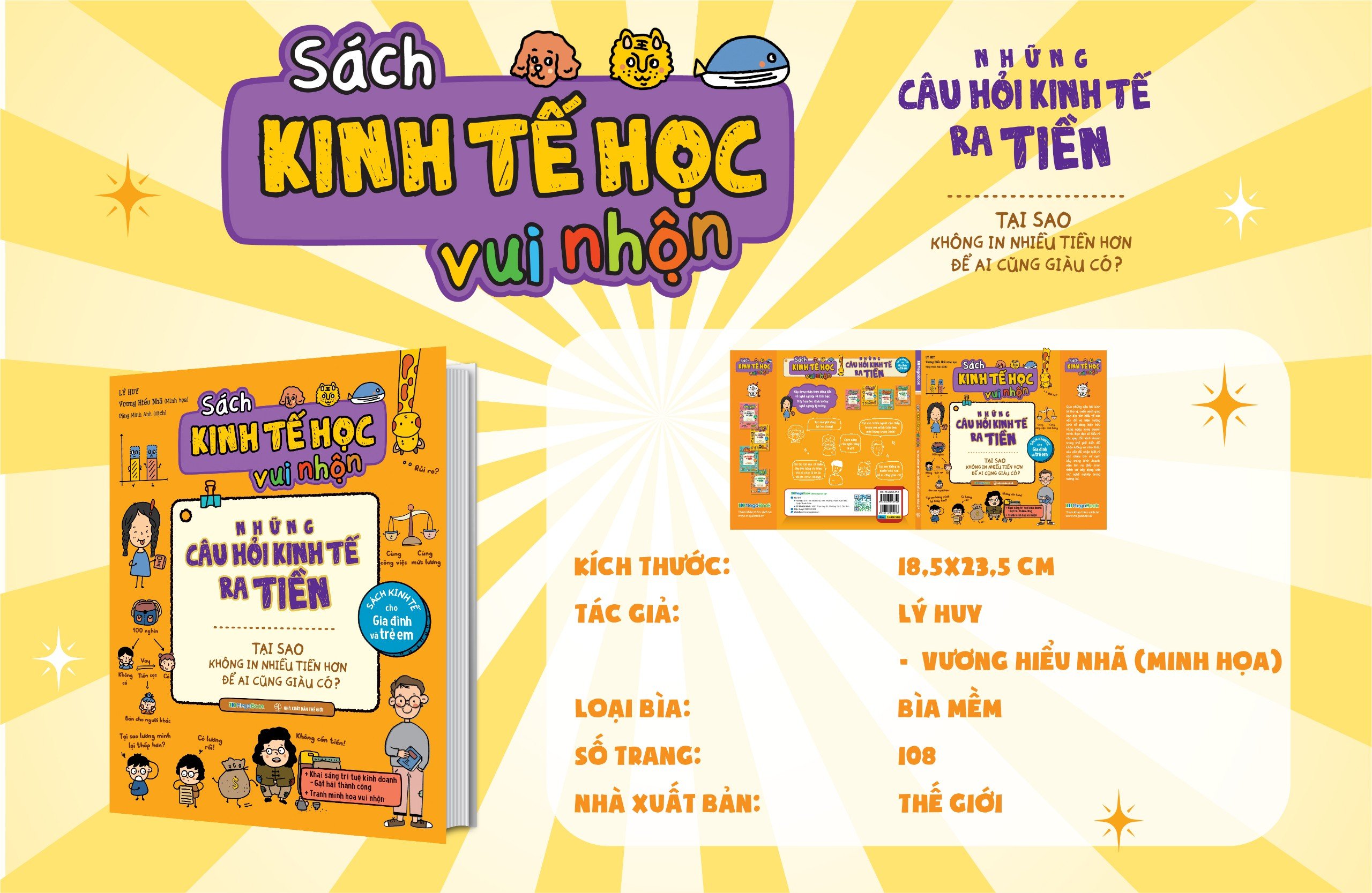 sách kinh tế học vui nhộn - những câu hỏi kinh tế ra tiền - tại sao không in nhiều tiền hơn để ai cũng giàu có? - Ảnh 8