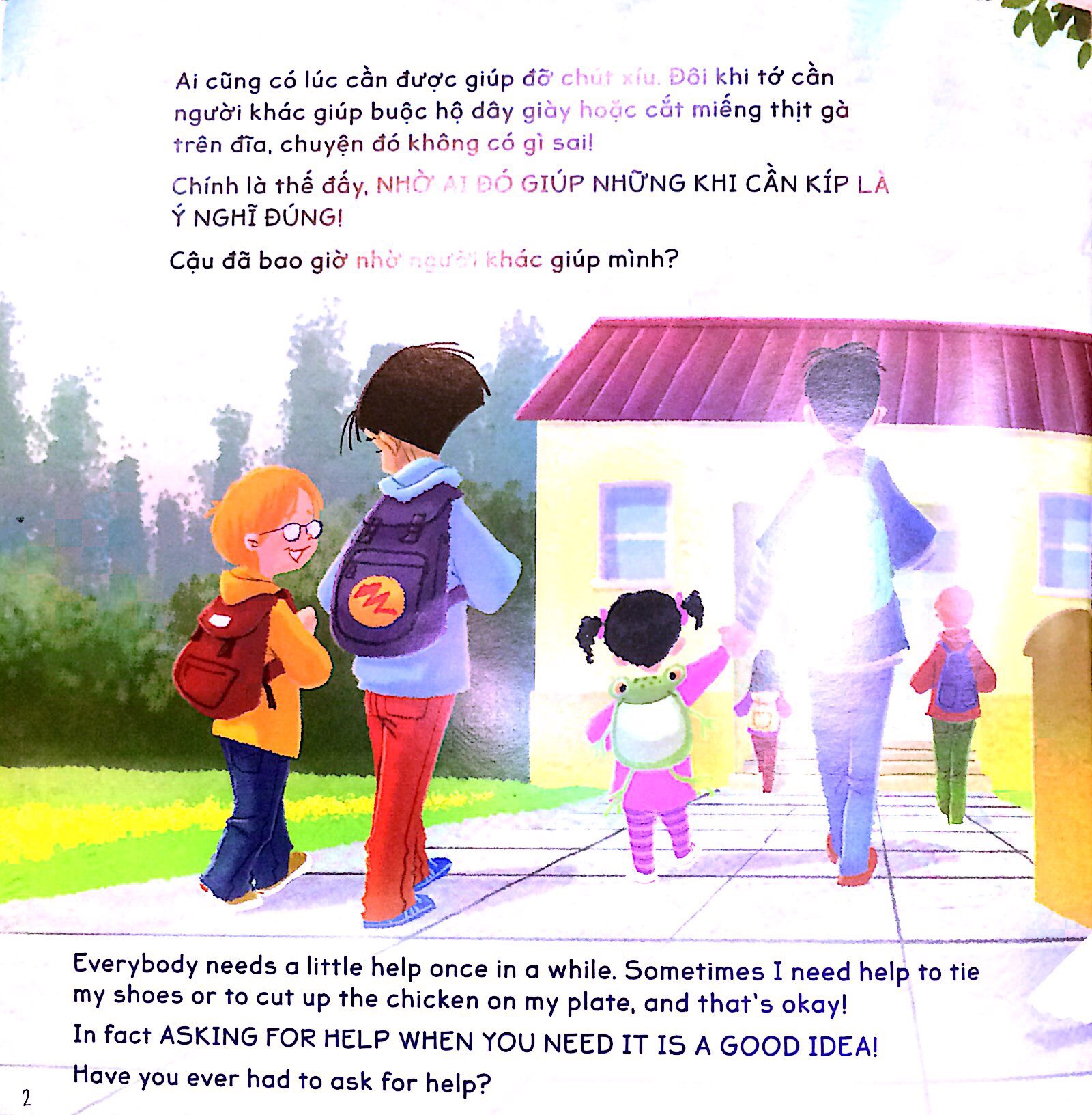 sách kỹ năng song ngữ - ngỏ lời khi cần giúp (tái bản 2022) - Ảnh 2