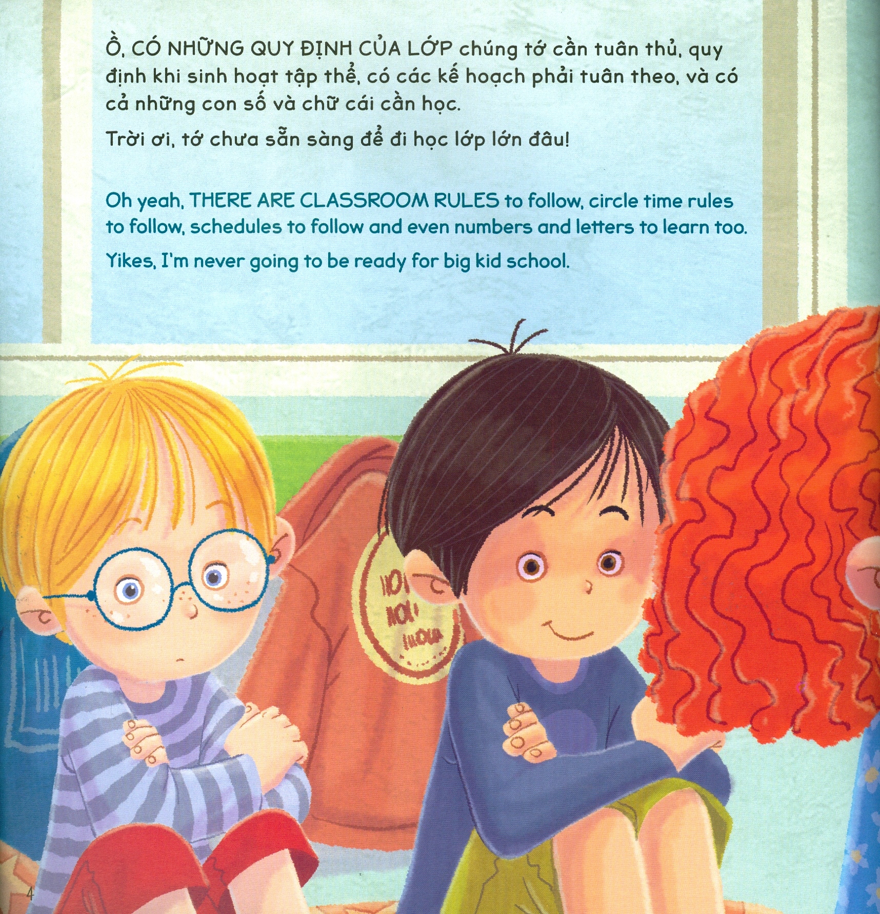 sách kỹ năng song ngữ - sẵn sàng để đến trường (tái bản 2022) - Ảnh 4