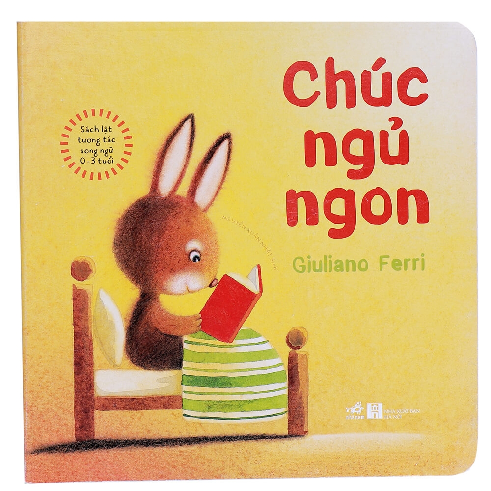 sách lật tương tác song ngữ 0-3 tuổi: chúc ngủ ngon - Ảnh 2