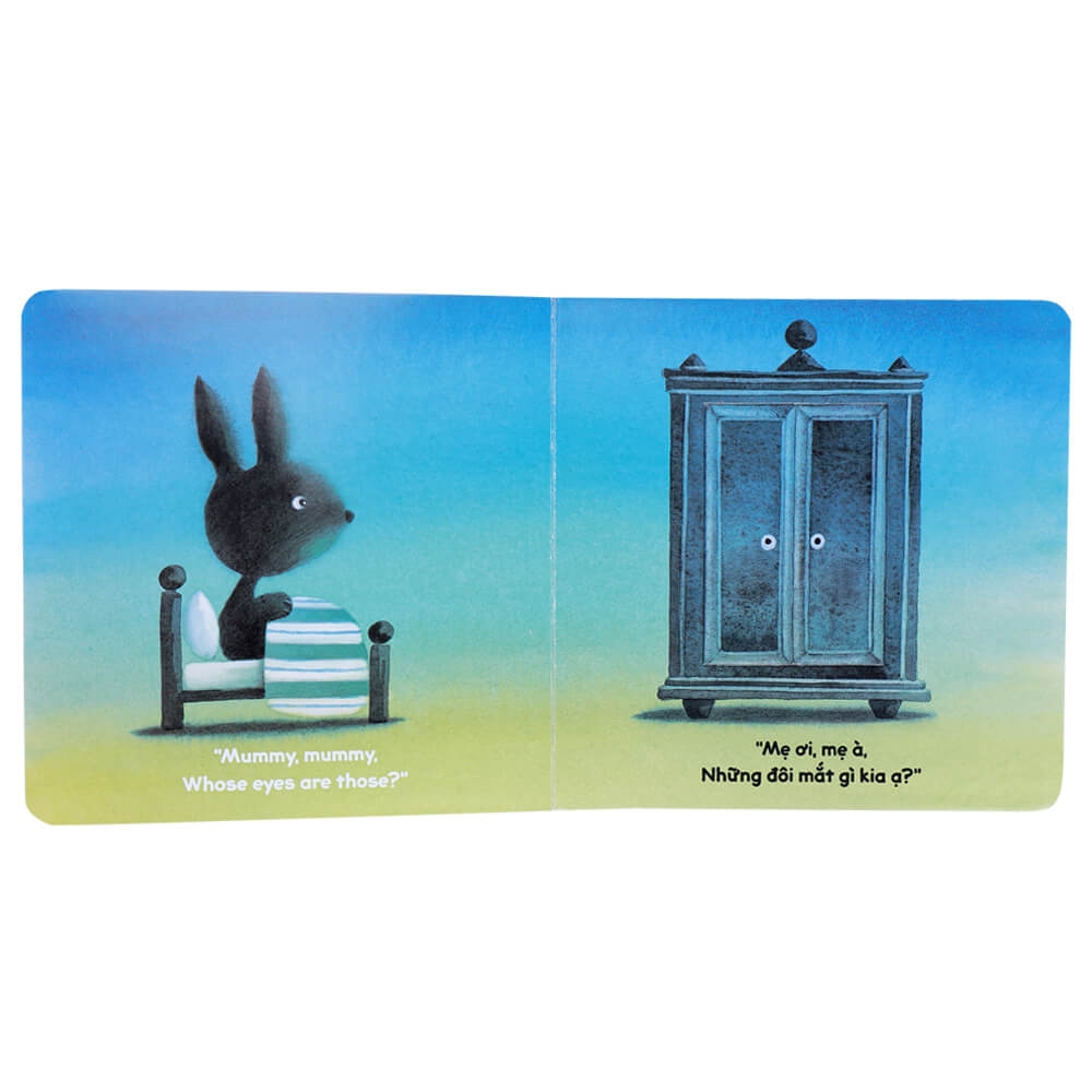 sách lật tương tác song ngữ 0-3 tuổi: chúc ngủ ngon - Ảnh 3
