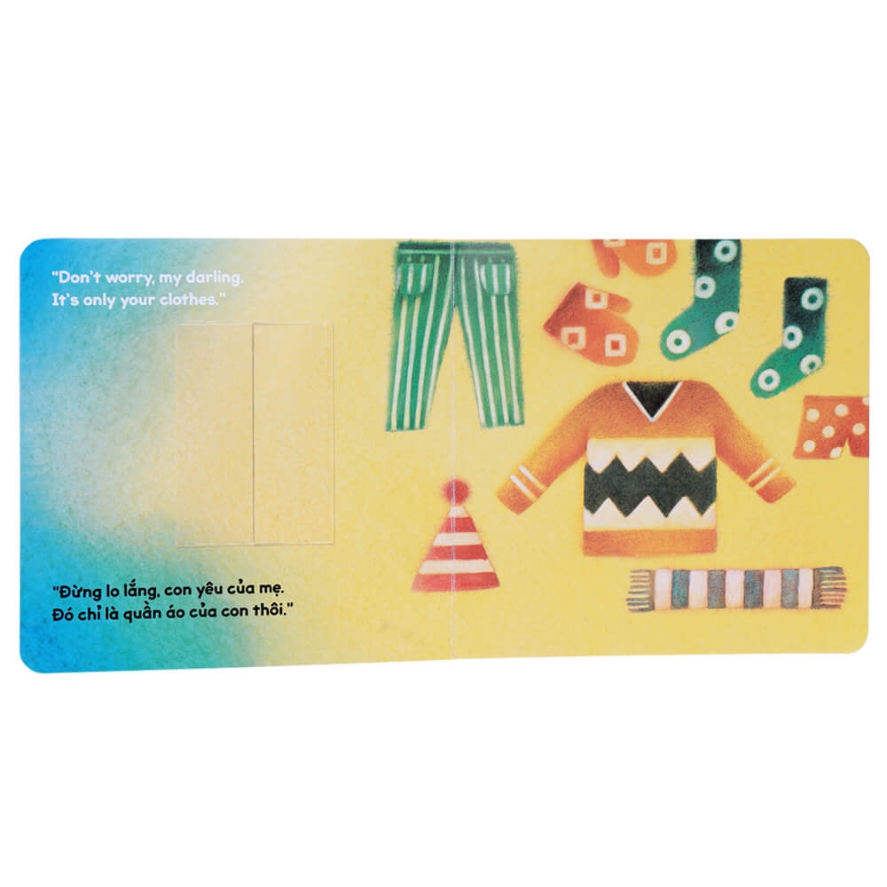 sách lật tương tác song ngữ 0-3 tuổi: chúc ngủ ngon - Ảnh 4