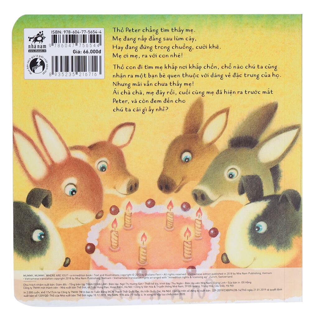 sách lật tương tác song ngữ 0-3 tuổi: mẹ đâu rồi? (tái bản 2021) - Ảnh 4