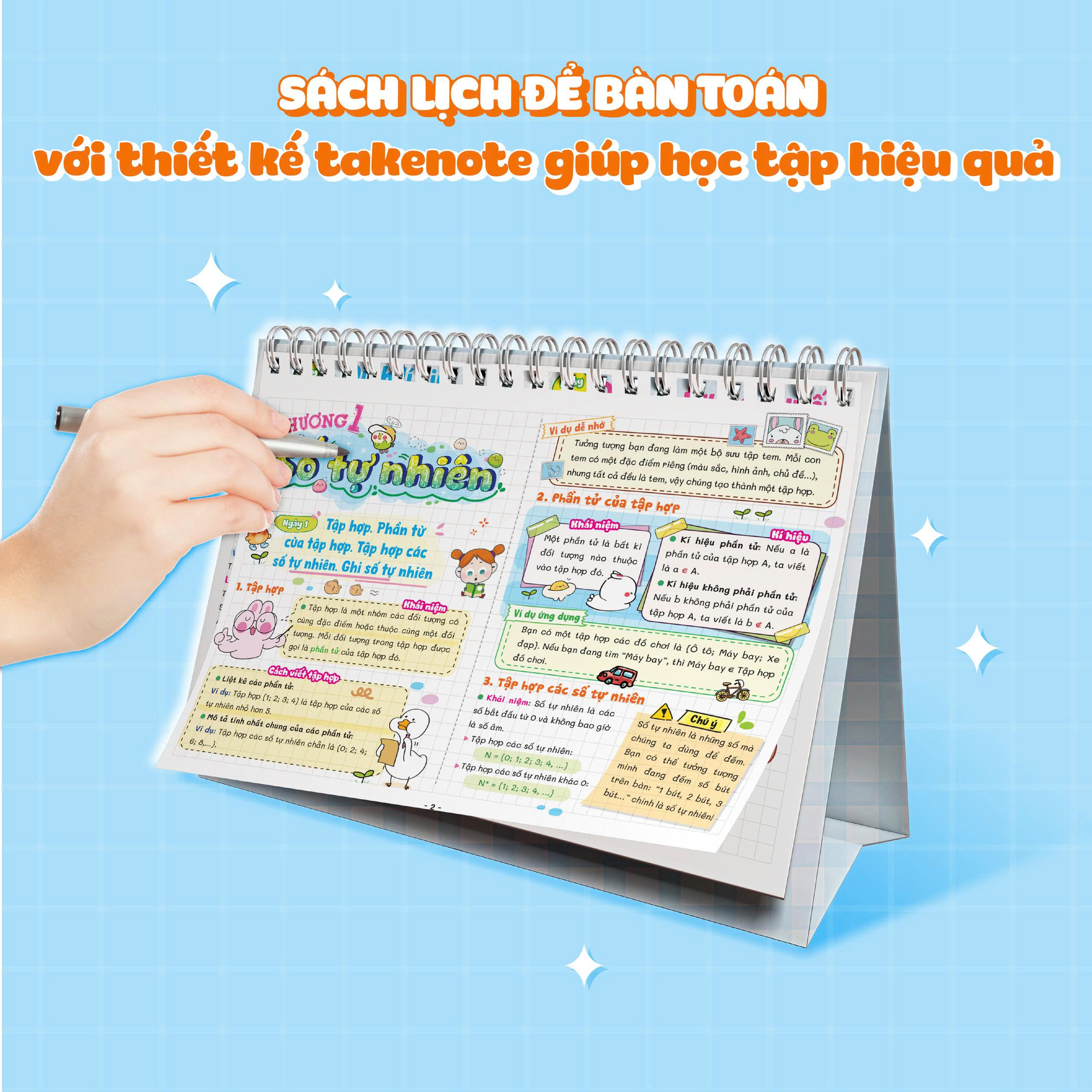 Sách Lịch Để Bàn - Tra Cứu Nhanh Kiến Thức Hàng Ngày - Toán 6 - Ảnh 6