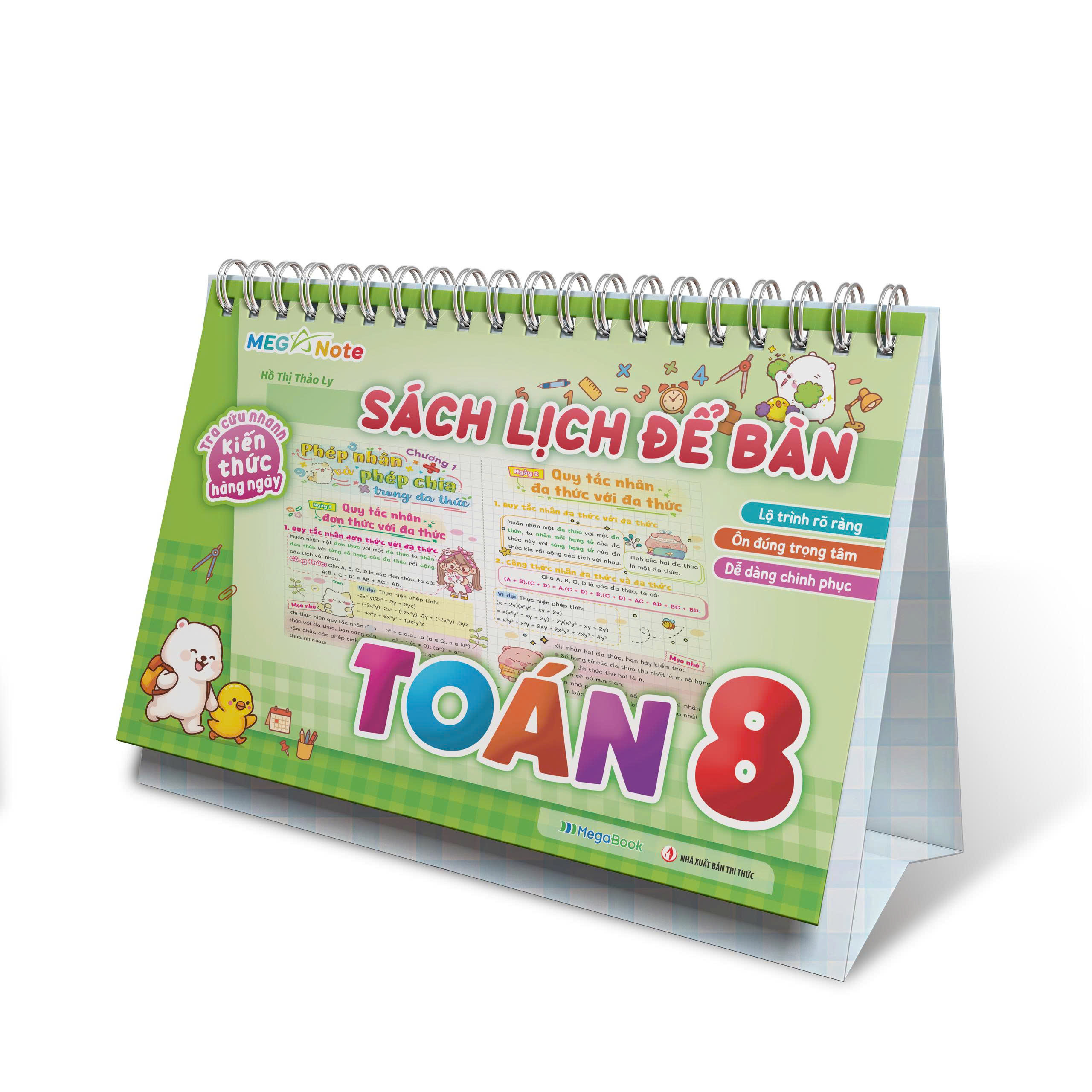 Sách Lịch Để Bàn - Tra Cứu Nhanh Kiến Thức Hàng Ngày - Toán 8 - Ảnh 2
