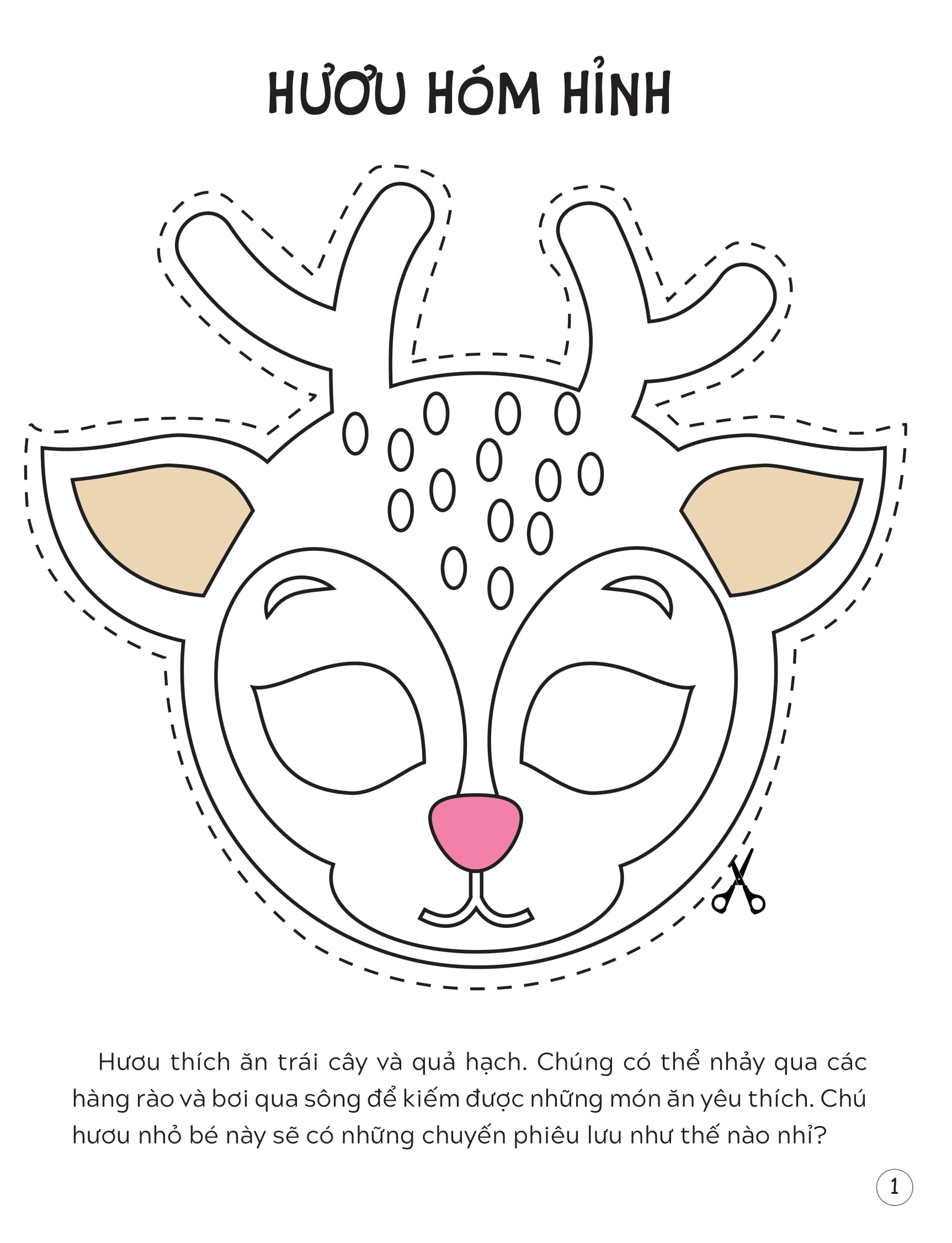 sách mặt nạ - cắt + tô màu động vật - Ảnh 3