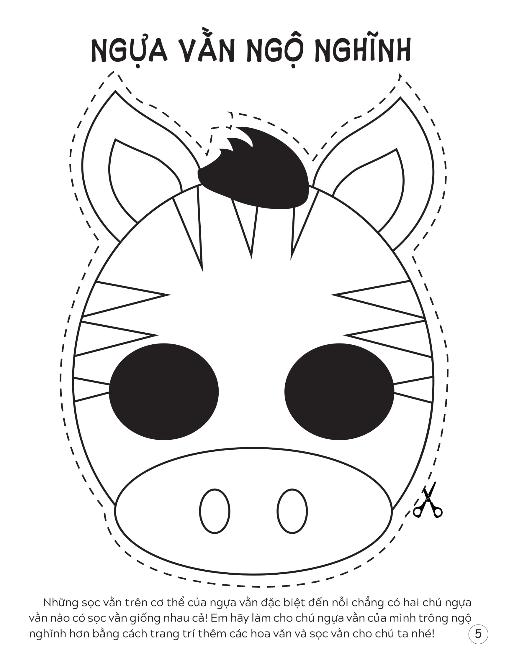 sách mặt nạ - cắt + tô màu động vật - Ảnh 7