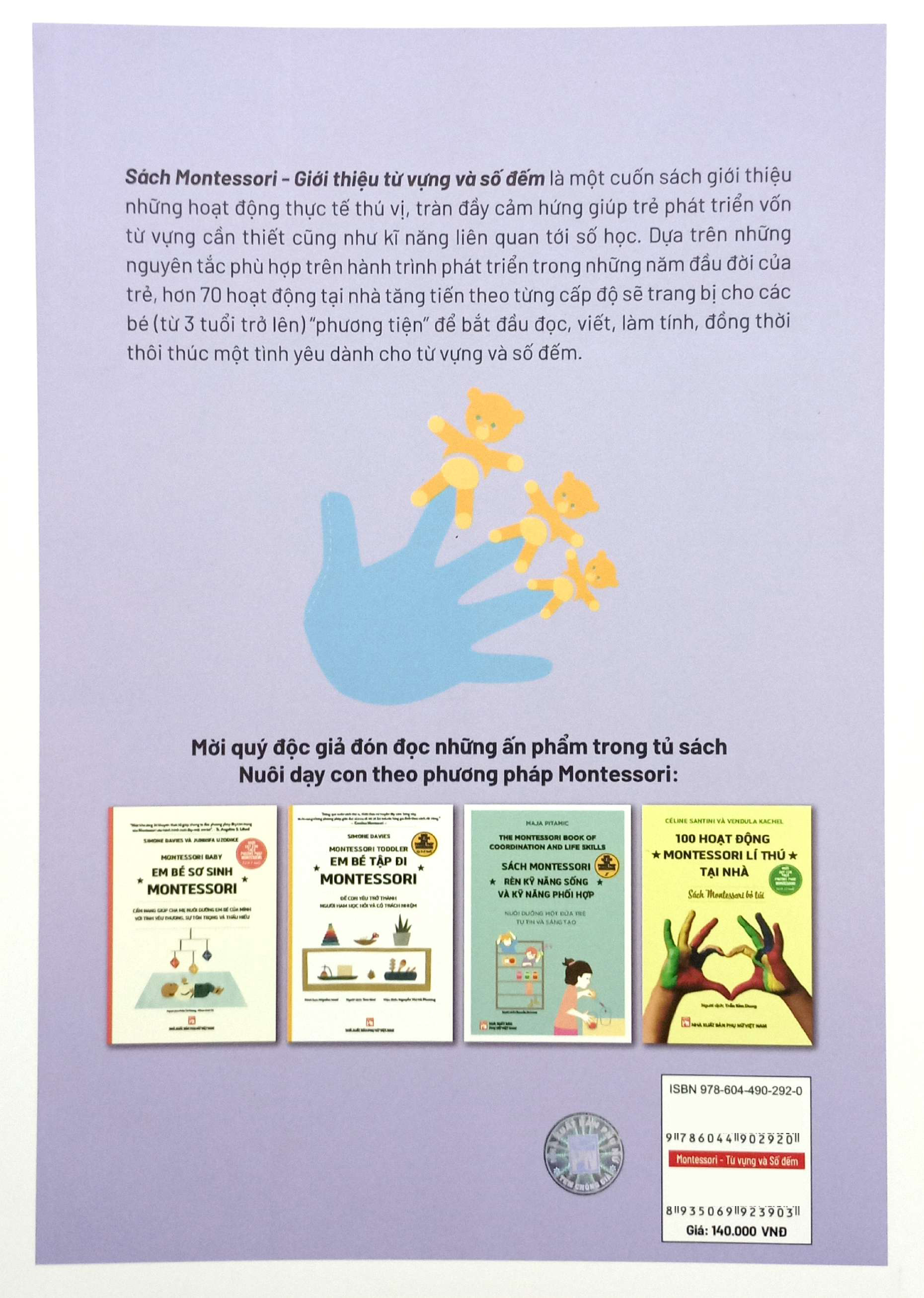 sách montessori - giới thiệu từ vựng và số đếm - Ảnh 6