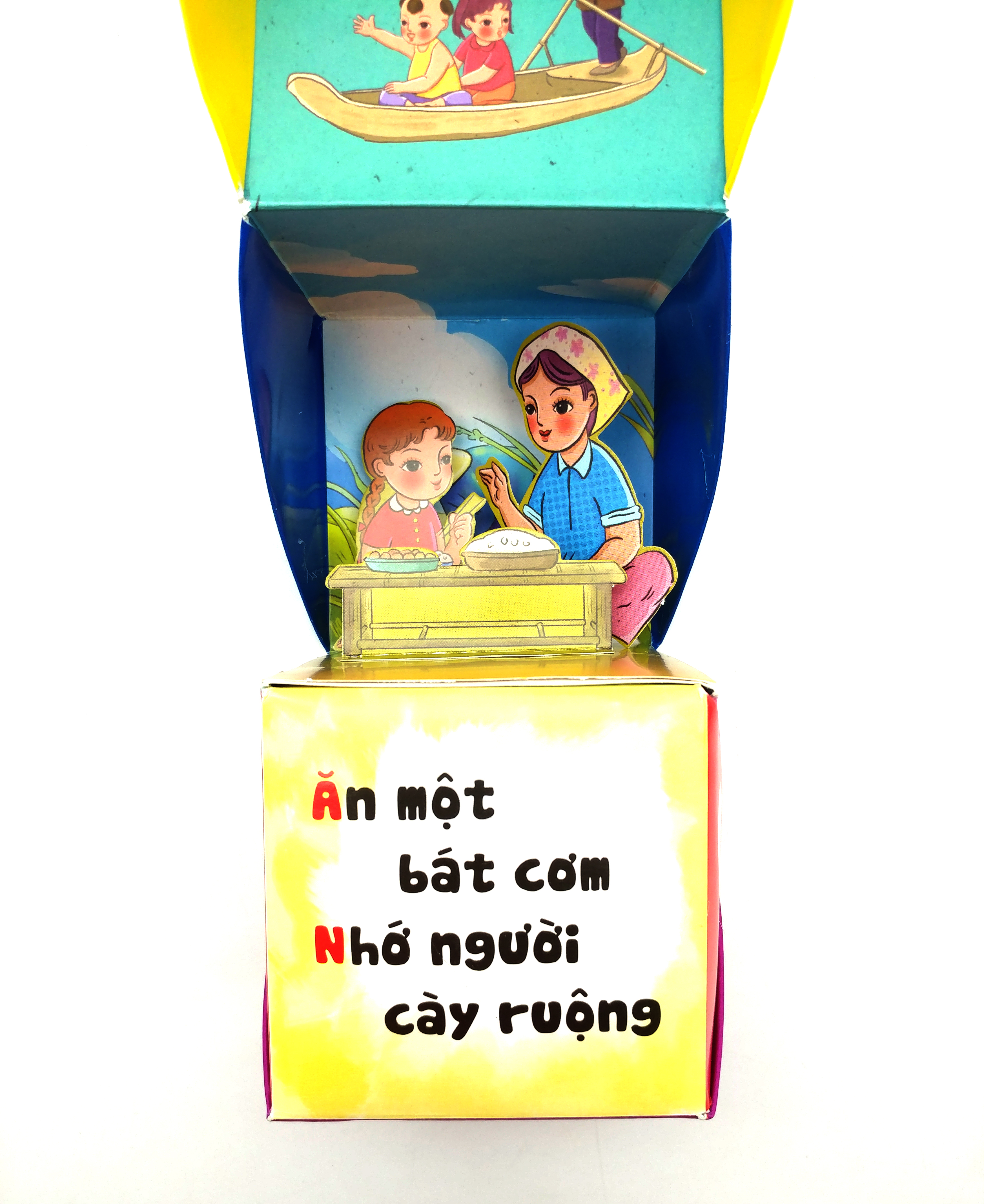 sách pop-up dựng hình - nhớ ơn - khúc đồng giao về chủ đề tình cảm - Ảnh 8