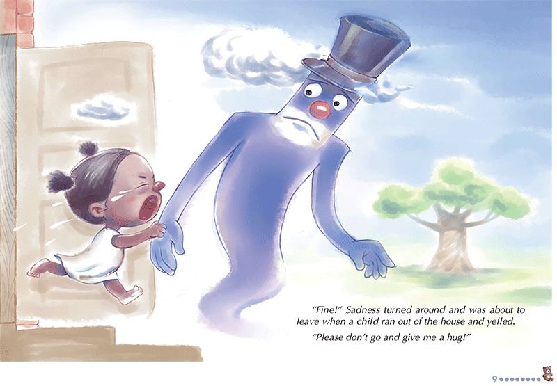 sách song ngữ bồi dưỡng tâm lý, trí tuệ cho trẻ - nỗi buồn ơi, tạm biệt nhé! - Ảnh 6