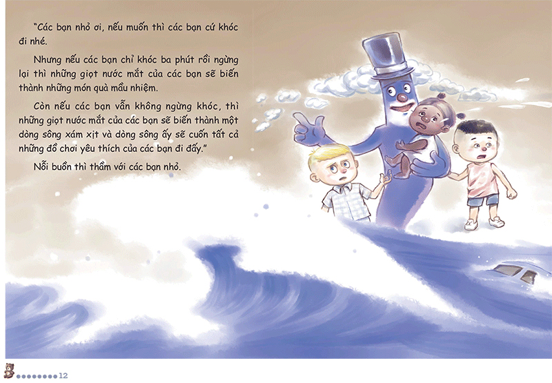 sách song ngữ bồi dưỡng tâm lý, trí tuệ cho trẻ - nỗi buồn ơi, tạm biệt nhé! - Ảnh 9