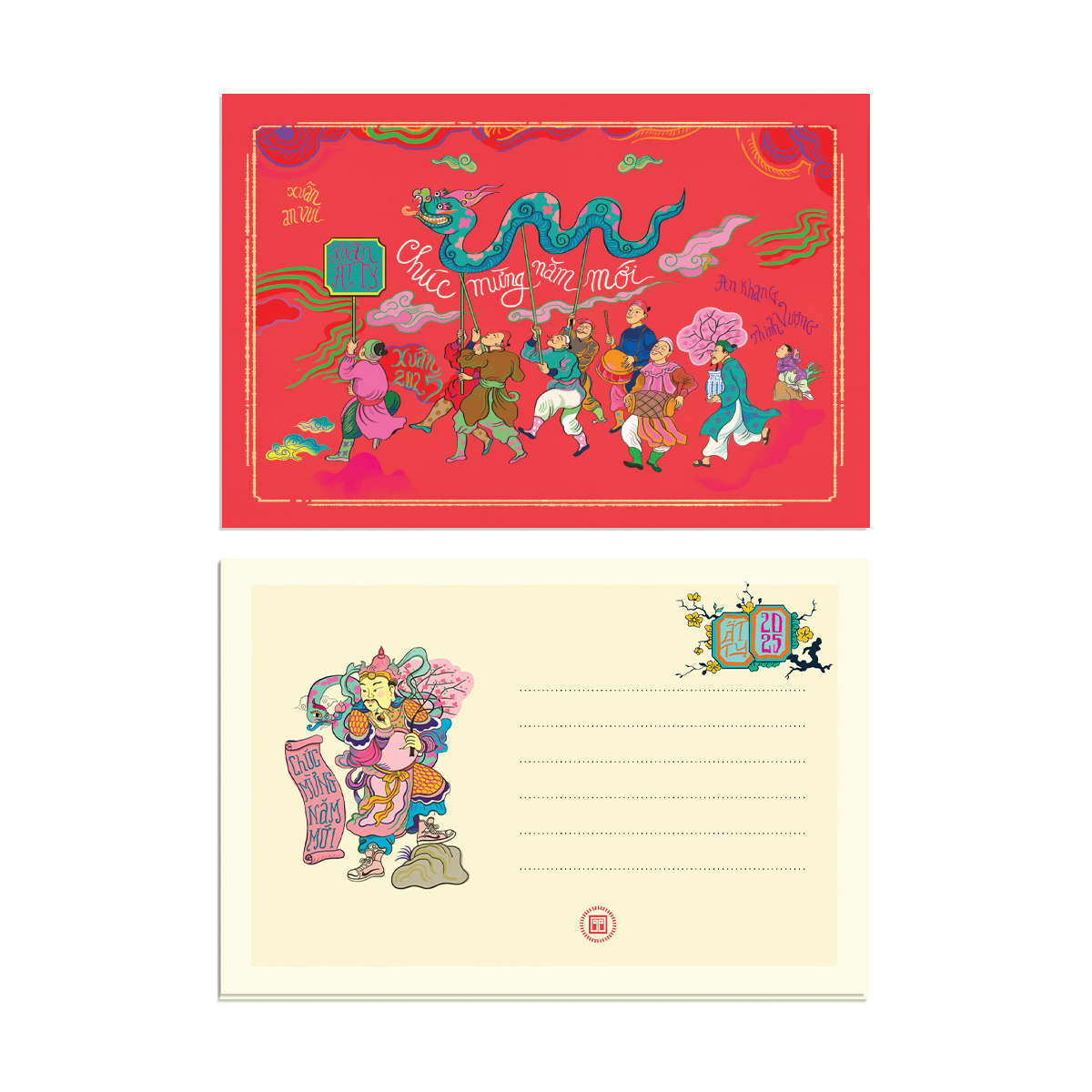 sách tết ất tỵ 2025 - hợp tuyển văn thơ nhạc hoạ chủ đề mùa xuân và ngày tết - tẵng kèm postcard - Ảnh 5