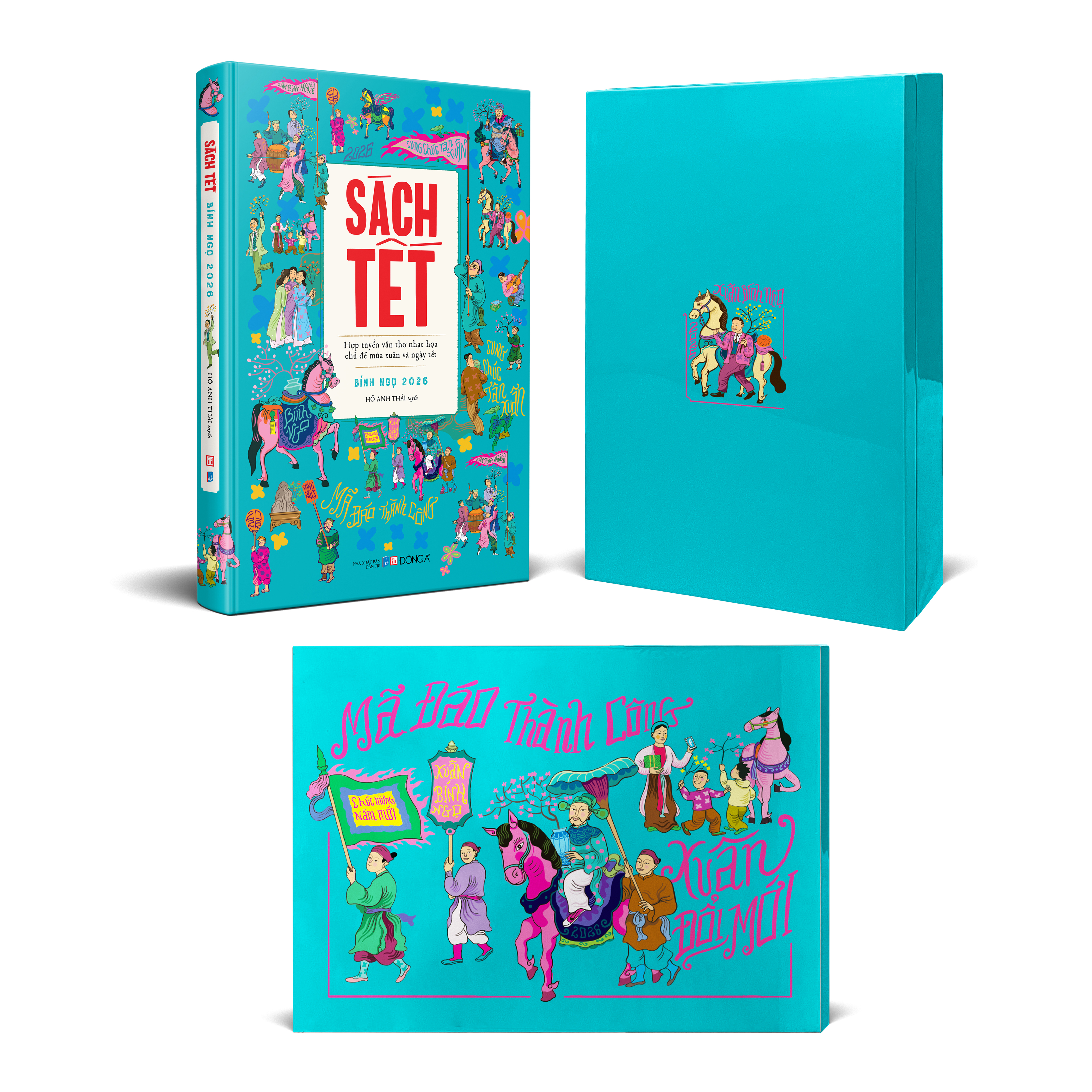 Sách Tết Bính Ngọ 2026 - Hợp Tuyển Văn Thơ Nhạc Hoạ Chủ Đề Mùa Xuân Và Ngày Tết - Ấn Bản Giới Hạn - Bìa Cứng - Tặng Kèm Hộp Sơn Mài + Tranh Sơn Mài - Ảnh 3
