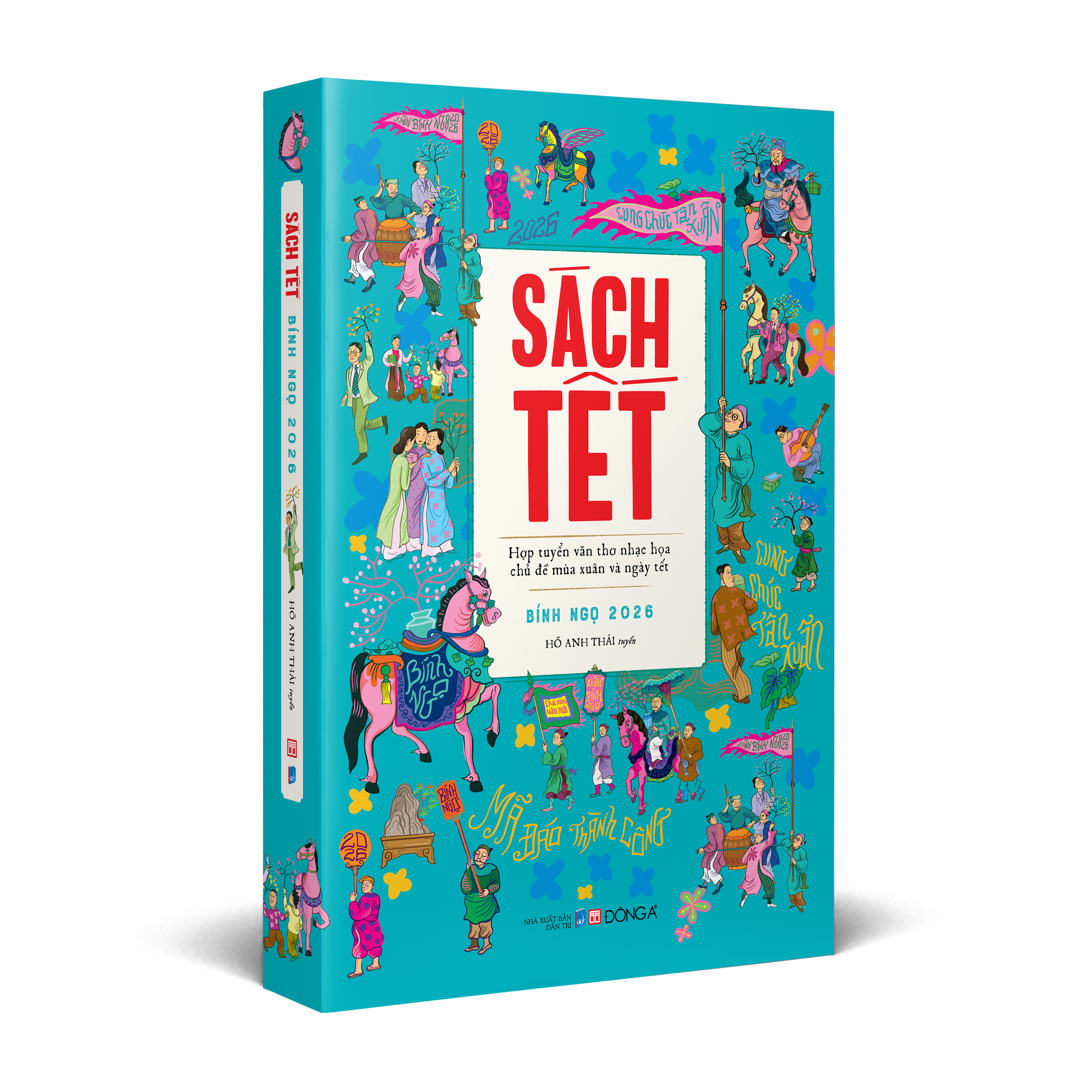 Sách Tết Bính Ngọ 2026 - Hợp Tuyển Văn Thơ Nhạc Hoạ Chủ Đề Mùa Xuân Và Ngày Tết - Tặng Kèm Postcard - Ảnh 4