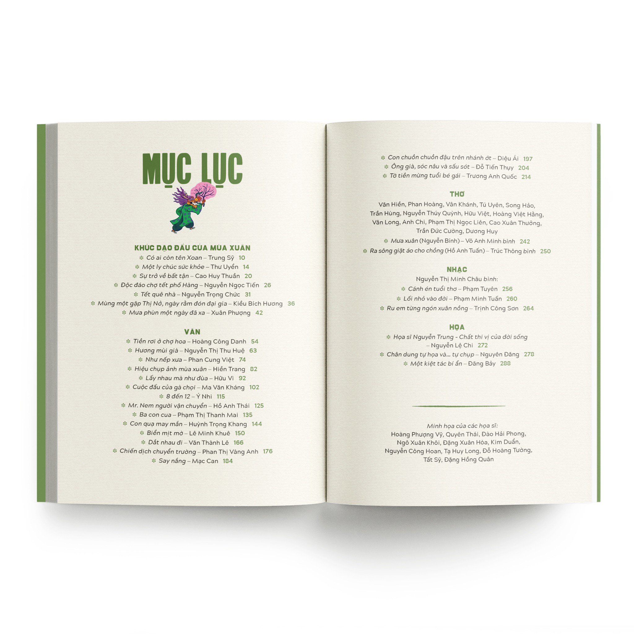 sách tết giáp thìn 2024 - hợp tuyển văn thơ nhạc hoạ chủ đề mùa xuân và ngày tết - Ảnh 11