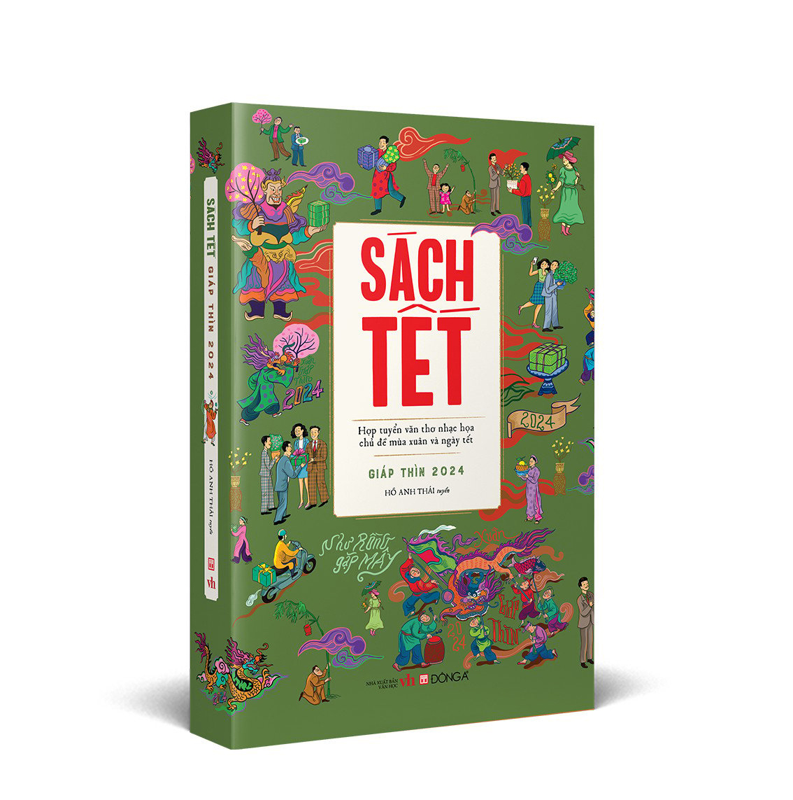 sách tết giáp thìn 2024 - hợp tuyển văn thơ nhạc hoạ chủ đề mùa xuân và ngày tết - Ảnh 3