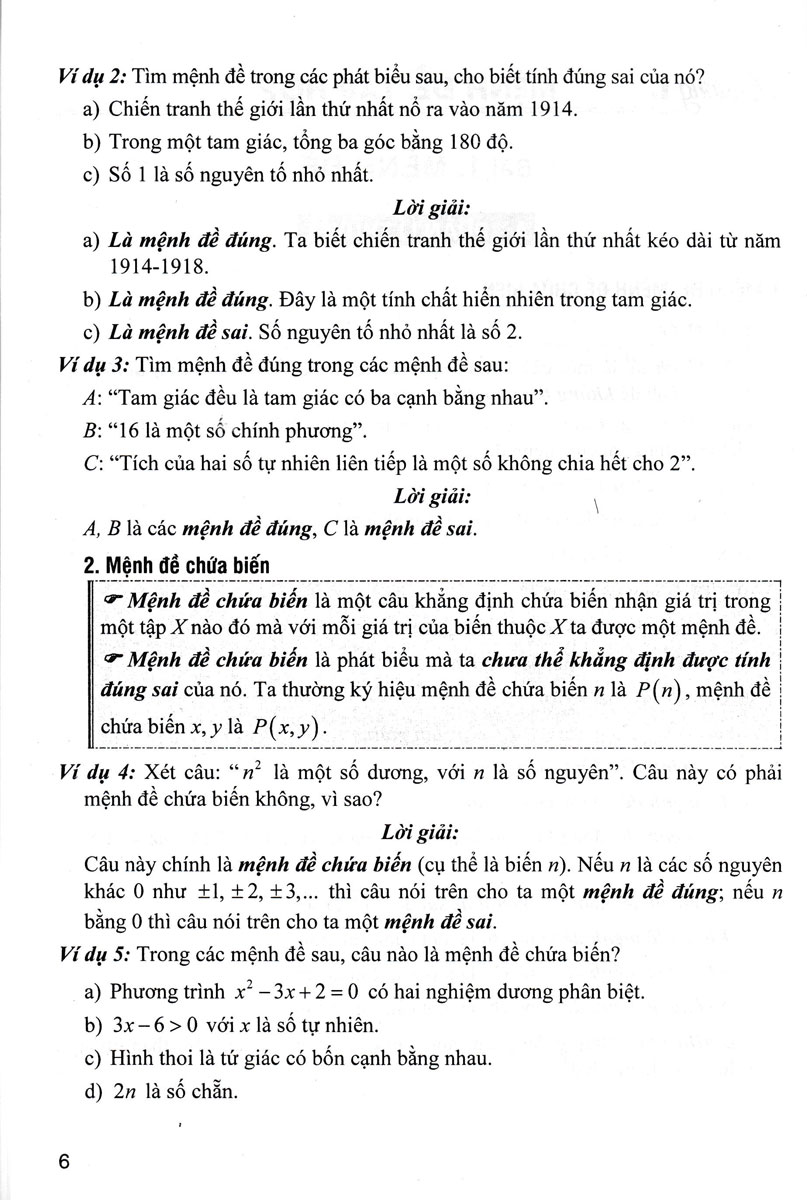 sách tham khảo toán 10 - quyển 1 (biên soạn theo chương trình giáo dục phổ thông mới - dùng chung cho các bộ sgk hiện hành) - Ảnh 7