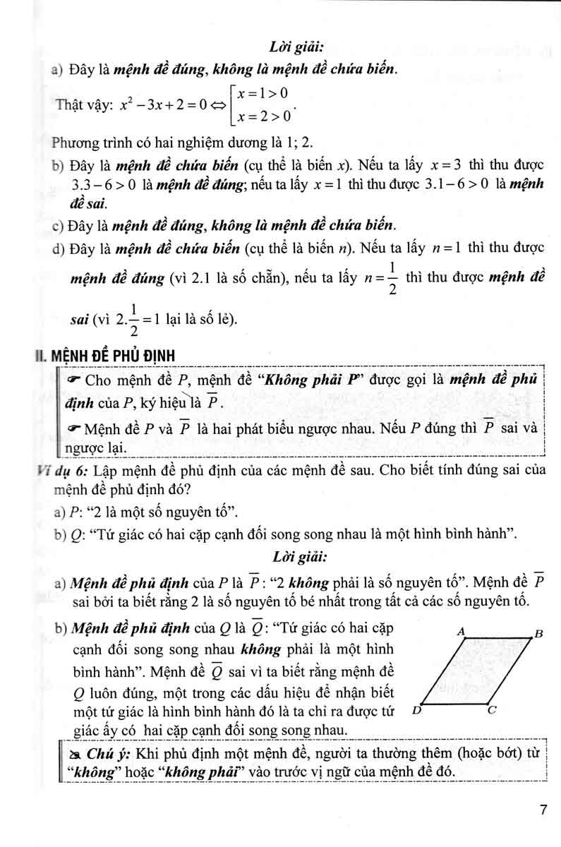sách tham khảo toán 10 - quyển 1 (biên soạn theo chương trình giáo dục phổ thông mới - dùng chung cho các bộ sgk hiện hành) - Ảnh 8