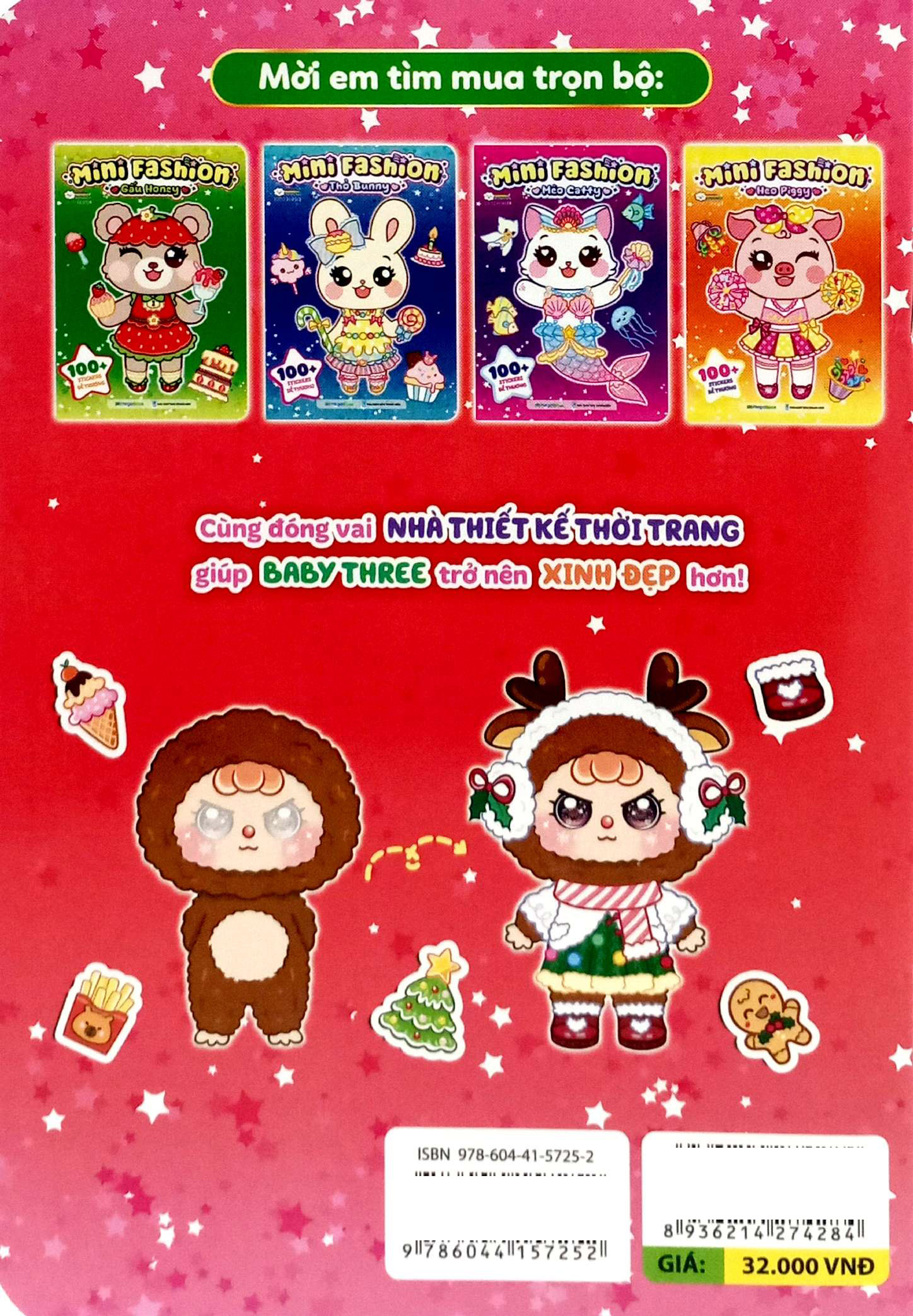 Sach to mau Baby Three - Mini Fashion - Ảnh 11