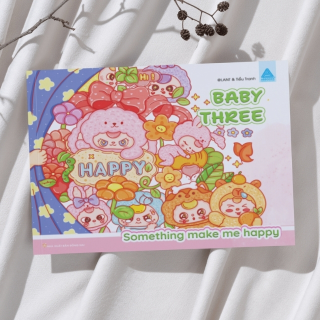 Sach To Mau Baby Three Something Make Me Happy - Ảnh 3