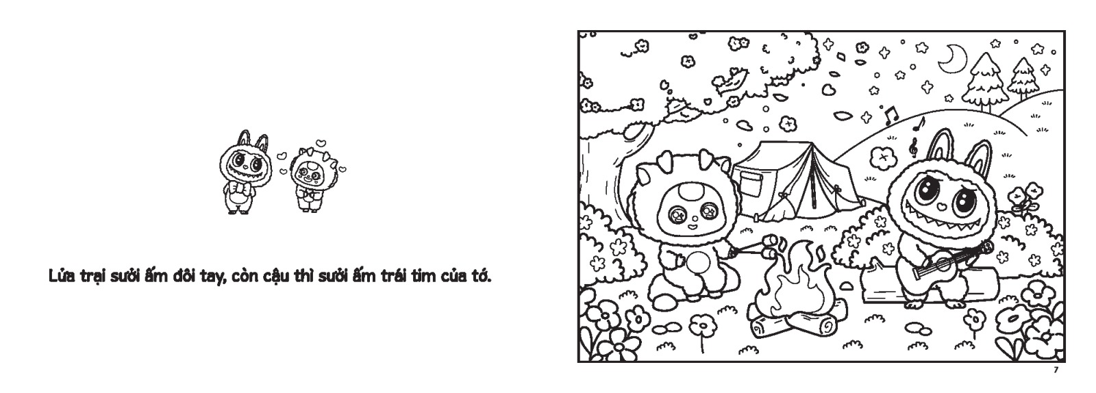 sách tô màu - baby three và những người bạn - Ảnh 6