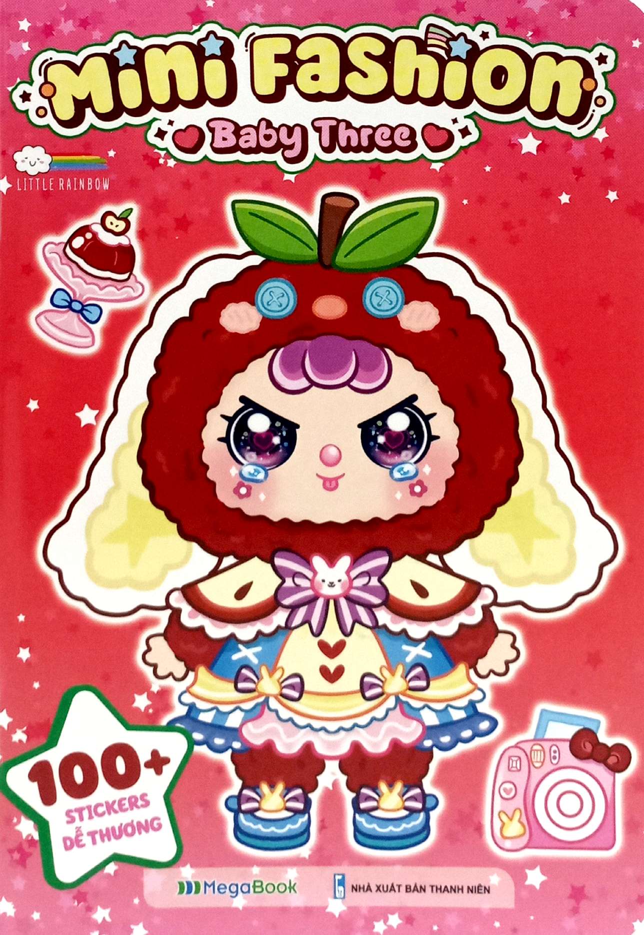 sách tô màu babythree - mini fashion - Ảnh 7