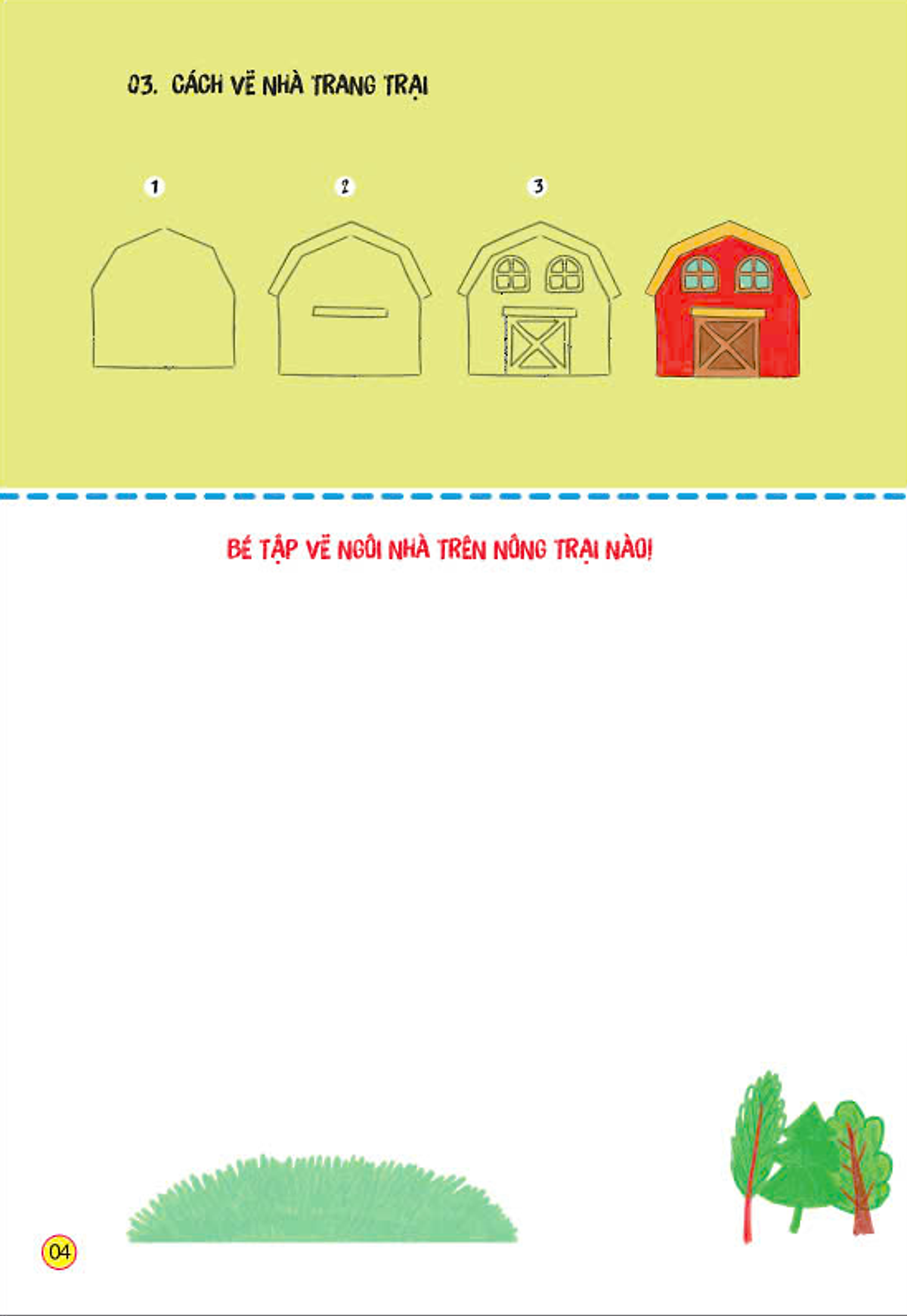 sách tô màu - bé tập làm họa sĩ - bé tập vẽ các đồ vật - Ảnh 3