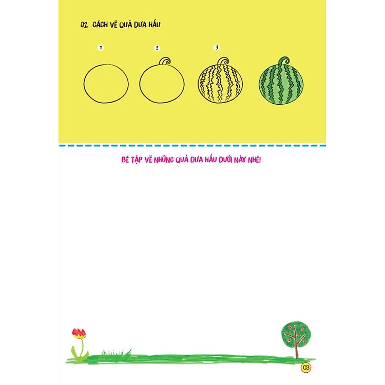 sách tô màu - bé tập làm họa sĩ - bé tập vẽ các loại rau củ quả - Ảnh 2