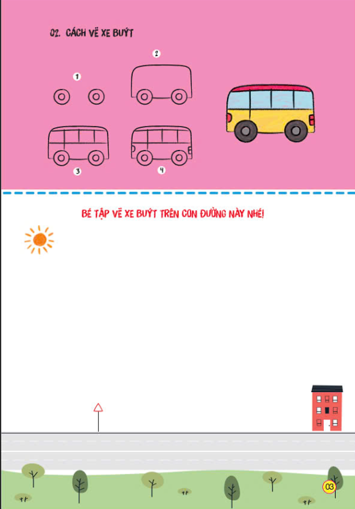 sách tô màu - bé tập làm họa sĩ - bé tập vẽ phương tiện giao thông - Ảnh 2