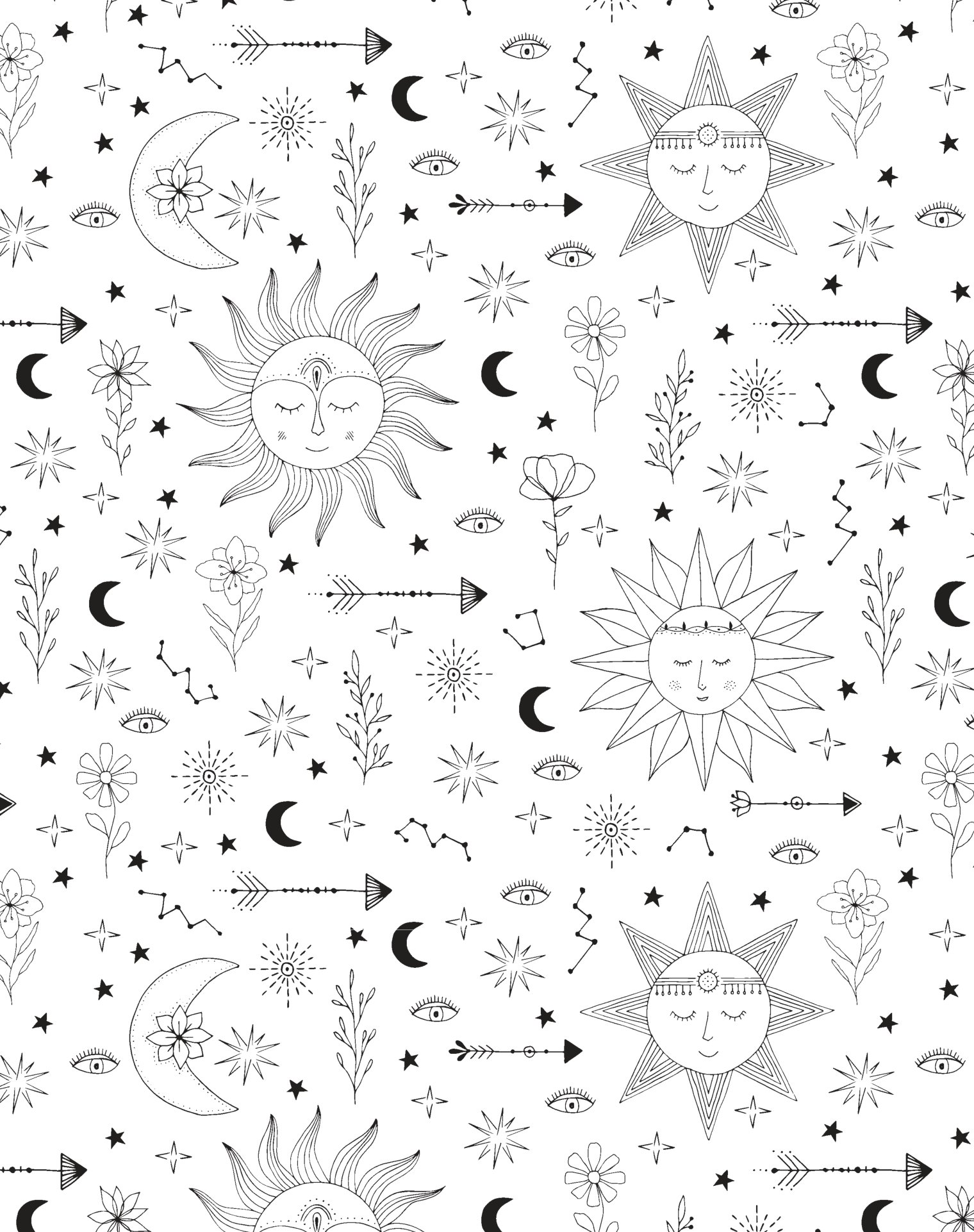 sách tô màu chiêm tinh - tô màu theo cách của bạn để khai mở trực giác diệu kỳ - Ảnh 5