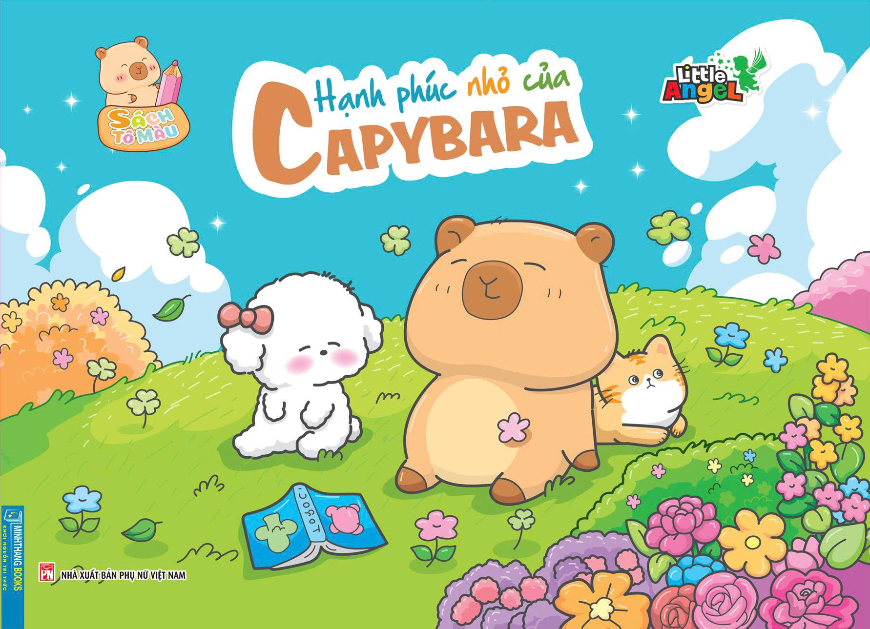 Sách Tô Màu - Hạnh Phúc Nhỏ Của Capybara - Ảnh 2