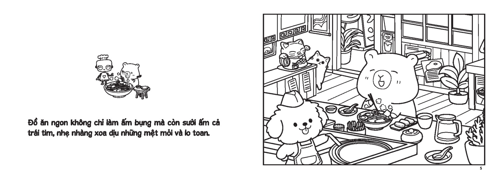 Sách Tô Màu - Hạnh Phúc Nhỏ Của Capybara - Ảnh 6