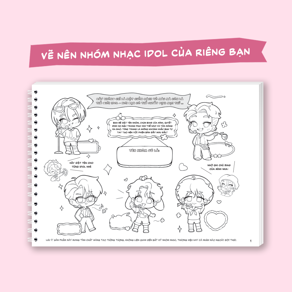 Sách Tô Màu - Idol Sweeties - Những Khoảnh Khắc Khiến Tim Fan Tan Chảy - Phiên Bản Đặc Biệt - Ảnh 3
